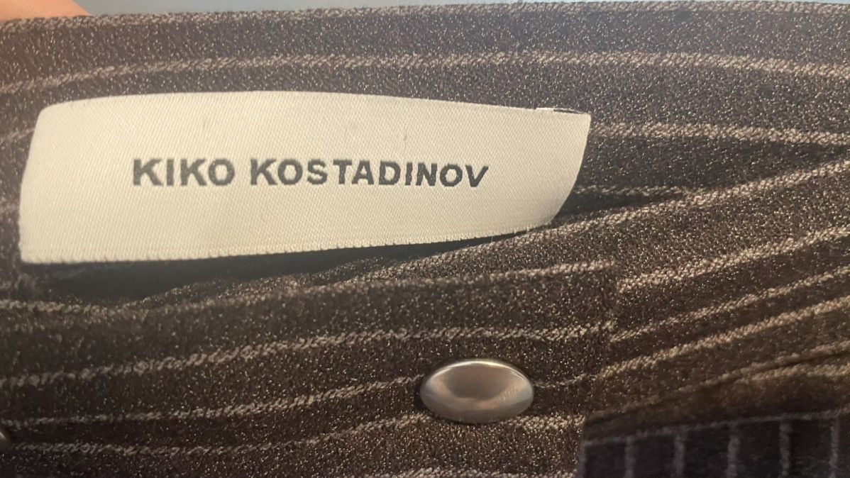 Kiko Kostadinov 07 burgundy Rex trouser Size US 36 / EU 52 - 4 Thumbnail