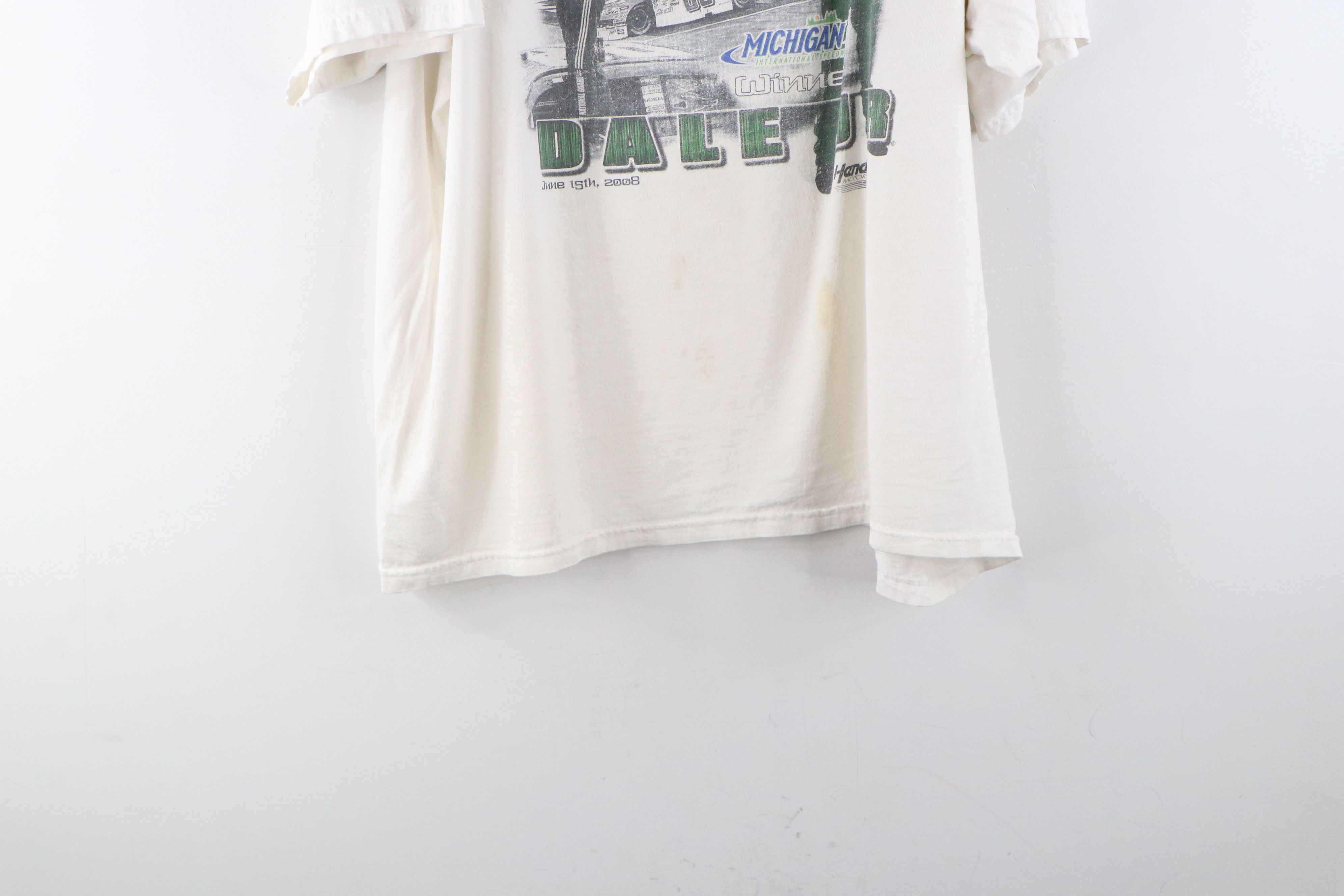 NASCAR × Vintage Vintage NASCAR Dale Earnhardt Jr Thrashed T-Shirt Size US XXL / EU 58 / 5 - 3 Thumbnail