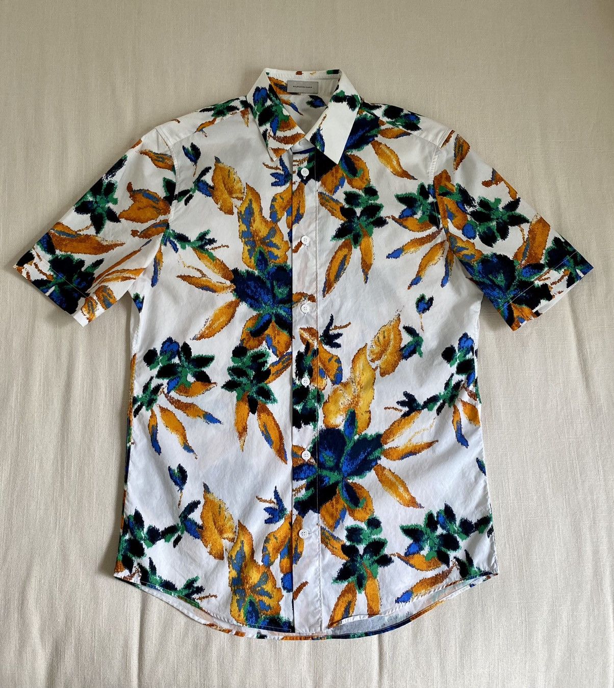 Balenciaga floral print shirt hotsell