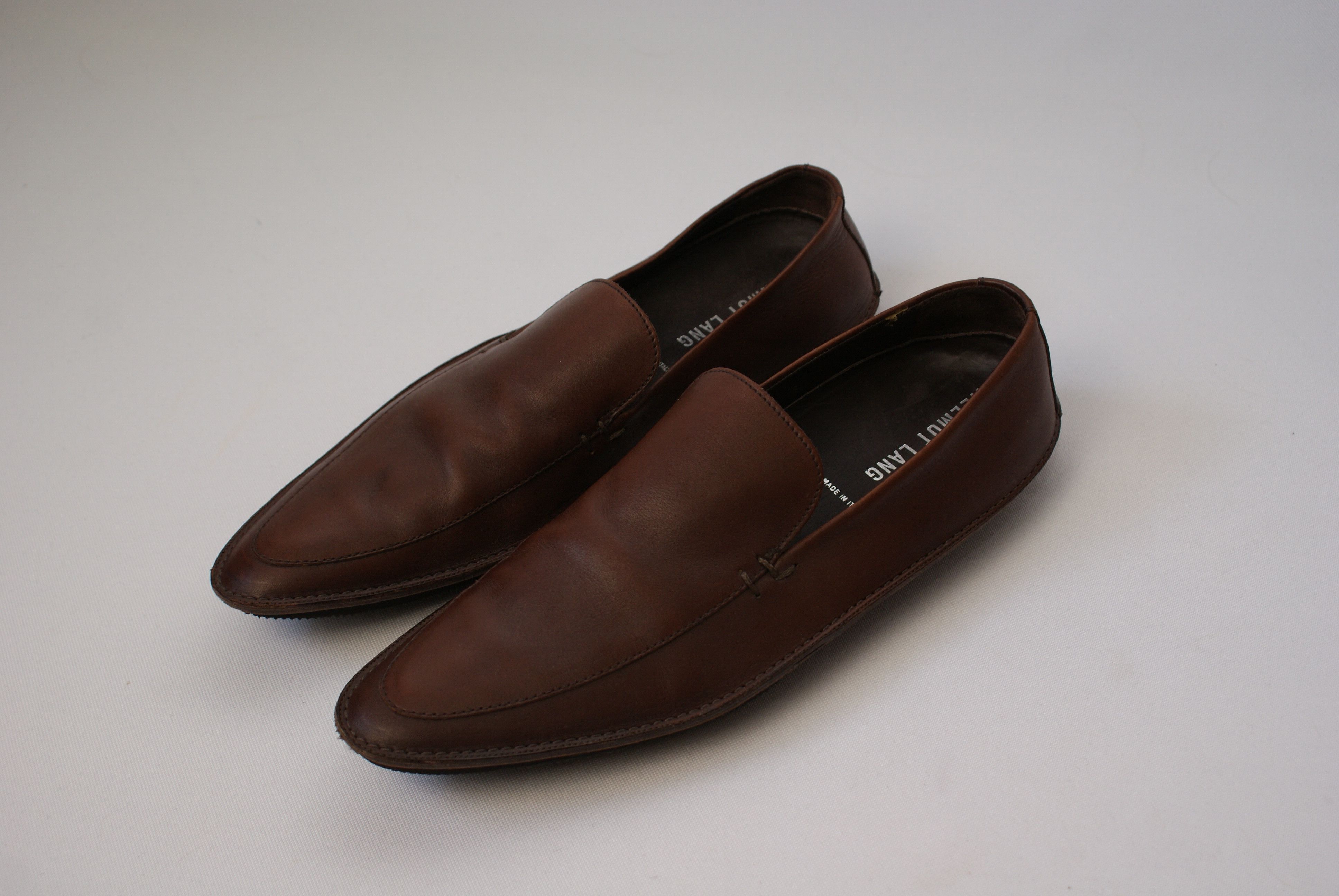 Helmut Lang Helmut Lang Archive Leather Slip On Shoes FREE 