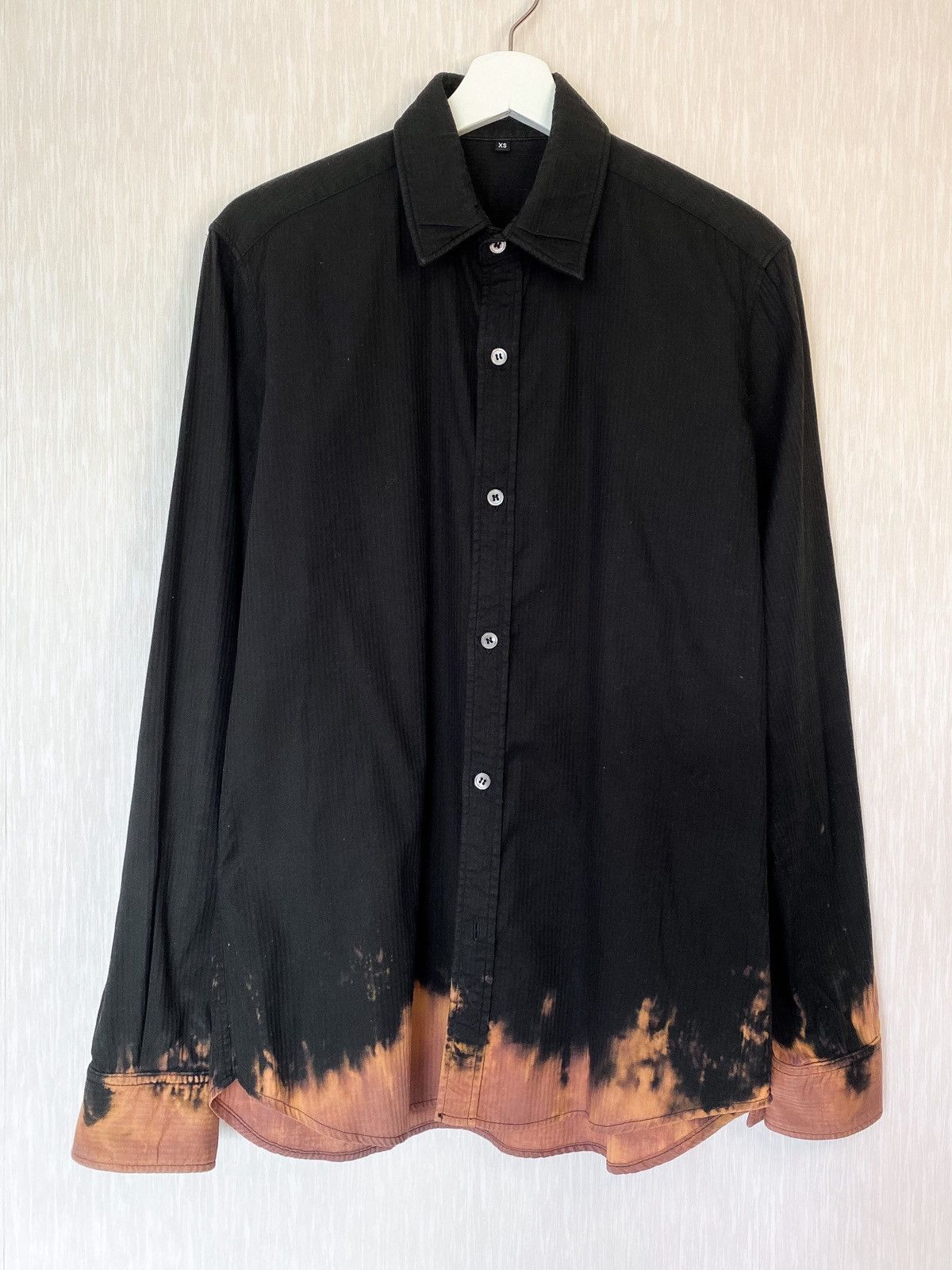 Ann Demeulemeester Ann Demeulemeester Bleached Shirt Vintage Size US S / EU 44-46 / 1 - 1 Thumbnail