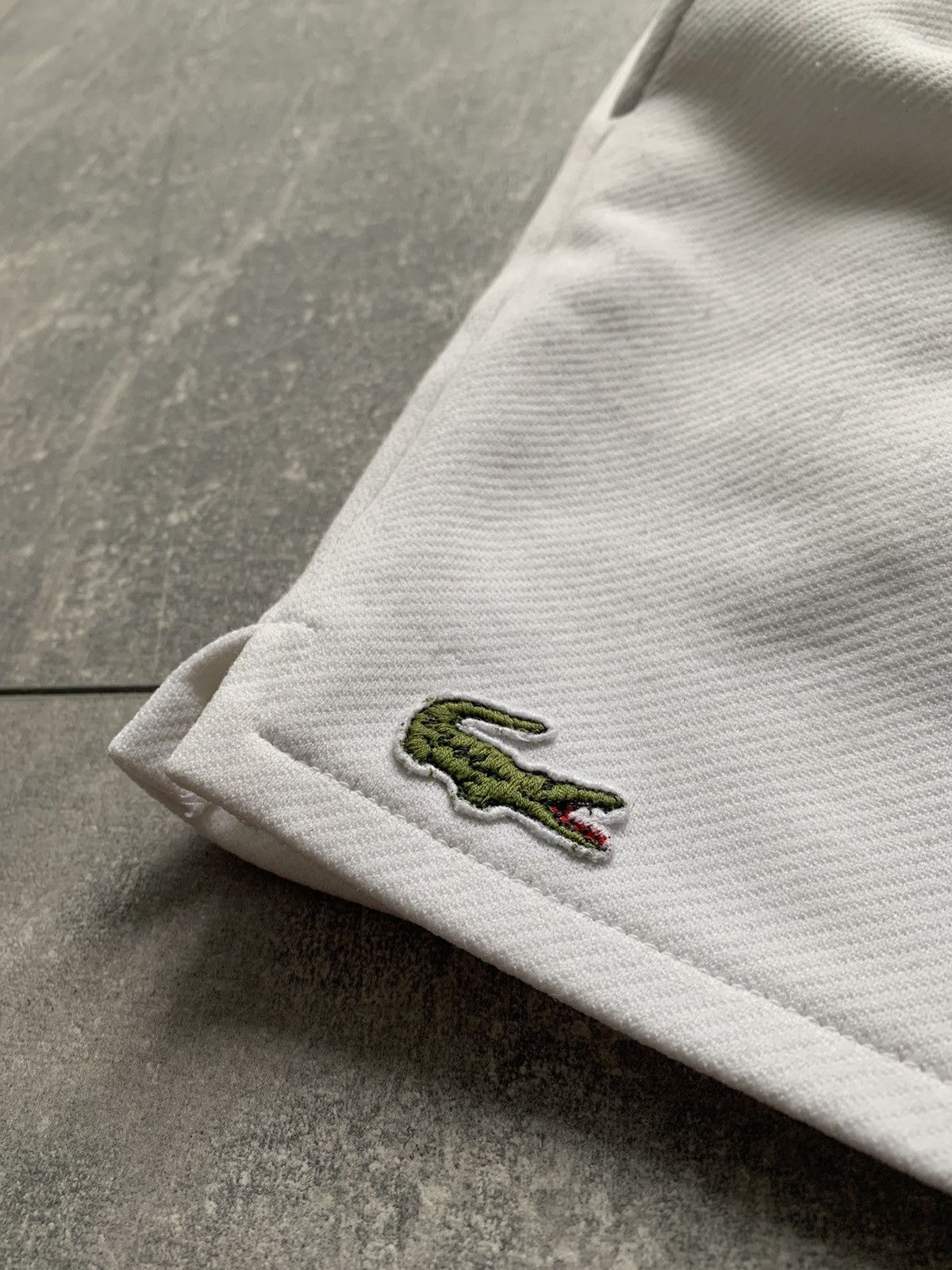 Lacoste × Vintage Rare made in france Lacoste true white tennis shorts Size US 34 / EU 50 - 9 Thumbnail
