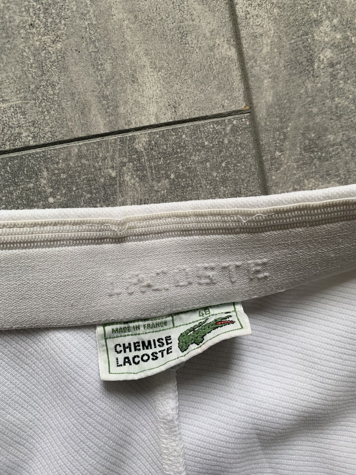 Lacoste × Vintage Rare made in france Lacoste true white tennis shorts Size US 34 / EU 50 - 14 Thumbnail