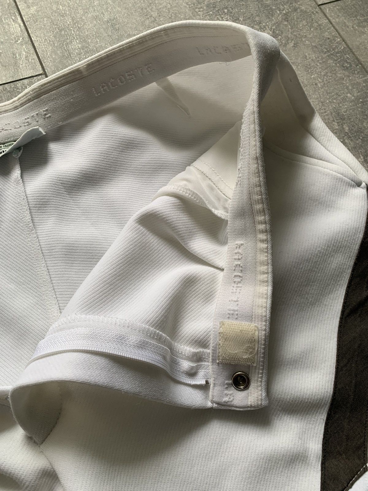 Lacoste × Vintage Rare made in france Lacoste true white tennis shorts Size US 34 / EU 50 - 12 Thumbnail