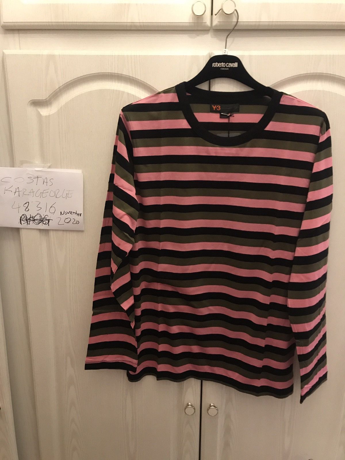 Y-3 Yohji Yamamoto Adidas Y3 Shirt Stripes Long Sleeve Large Size US L / EU 52-54 / 3 - 2 Thumbnail