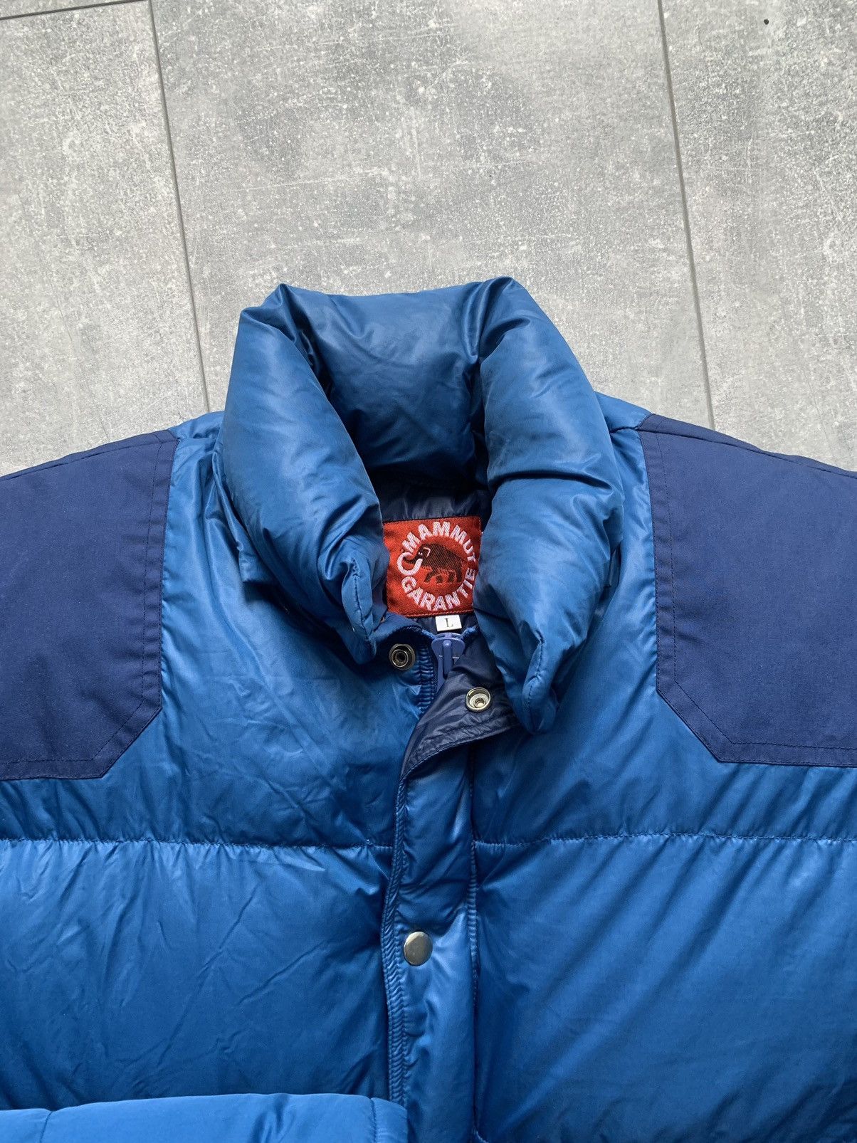 Mammut × Vintage Rare 1980s Mammut Garantie mens down puffer warm jacket Size US L / EU 52-54 / 3 - 8 Thumbnail