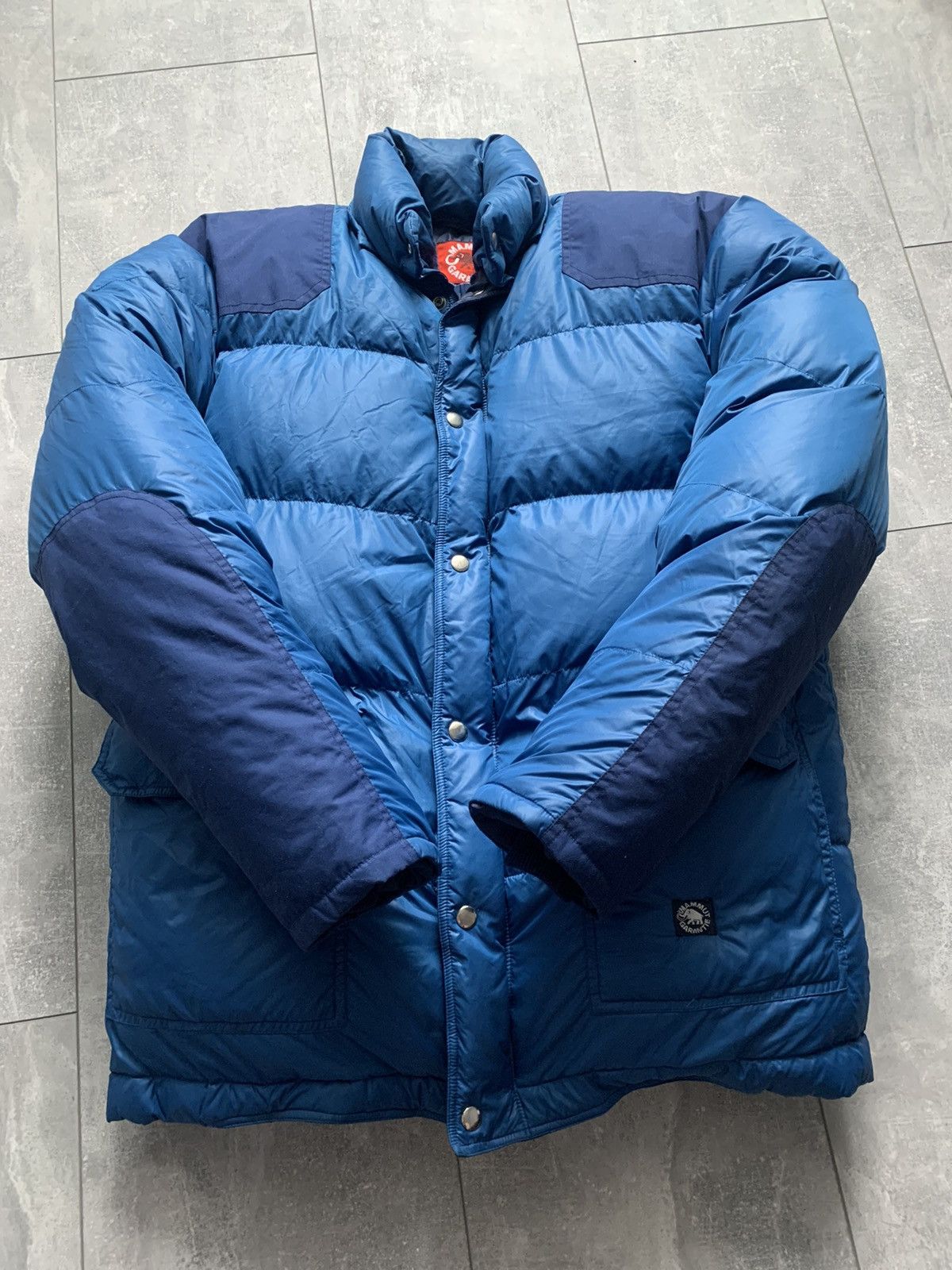 Mammut × Vintage Rare 1980s Mammut Garantie mens down puffer warm jacket Size US L / EU 52-54 / 3 - 6 Thumbnail
