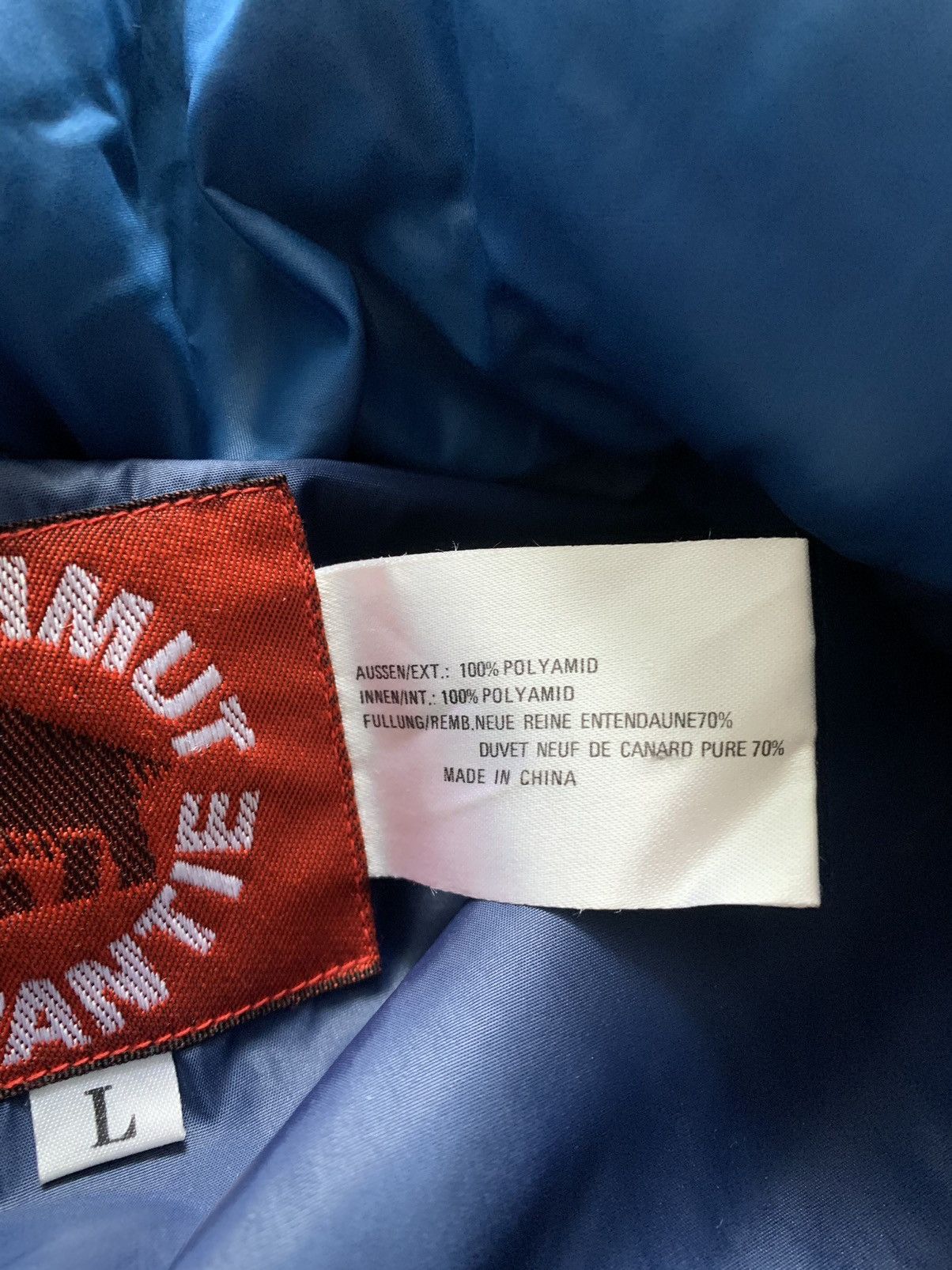Mammut × Vintage Rare 1980s Mammut Garantie mens down puffer warm jacket Size US L / EU 52-54 / 3 - 11 Thumbnail
