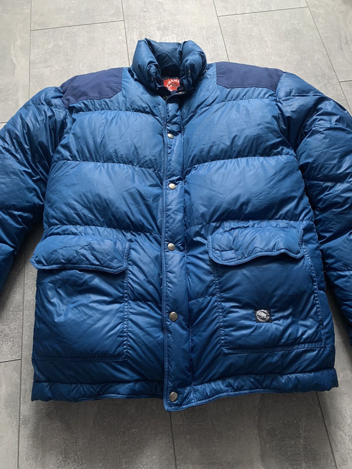 Mammut × Vintage Rare 1980s Mammut Garantie mens down puffer warm jacket Size US L / EU 52-54 / 3 - 4 Thumbnail