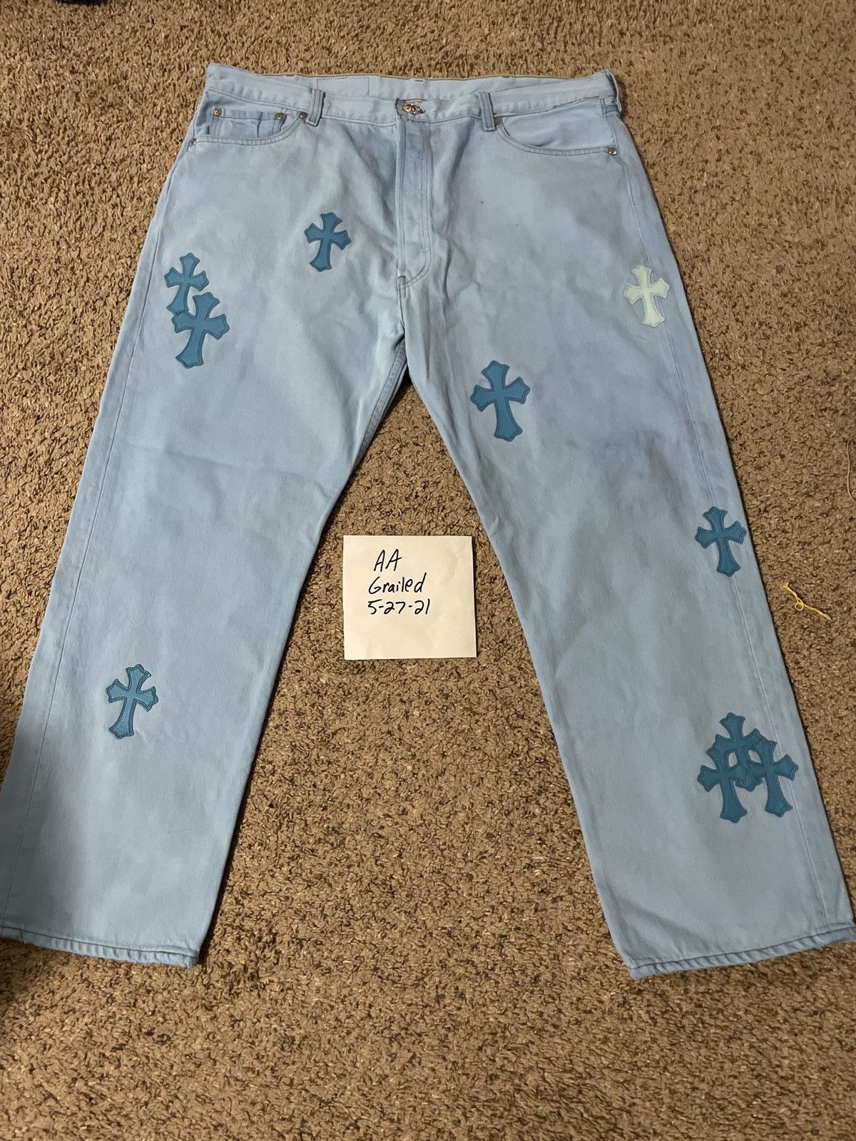 Chrome Hearts CHROME HEARTS x DRAKE CLB PATCHWORK DENIM (MAIMI ...