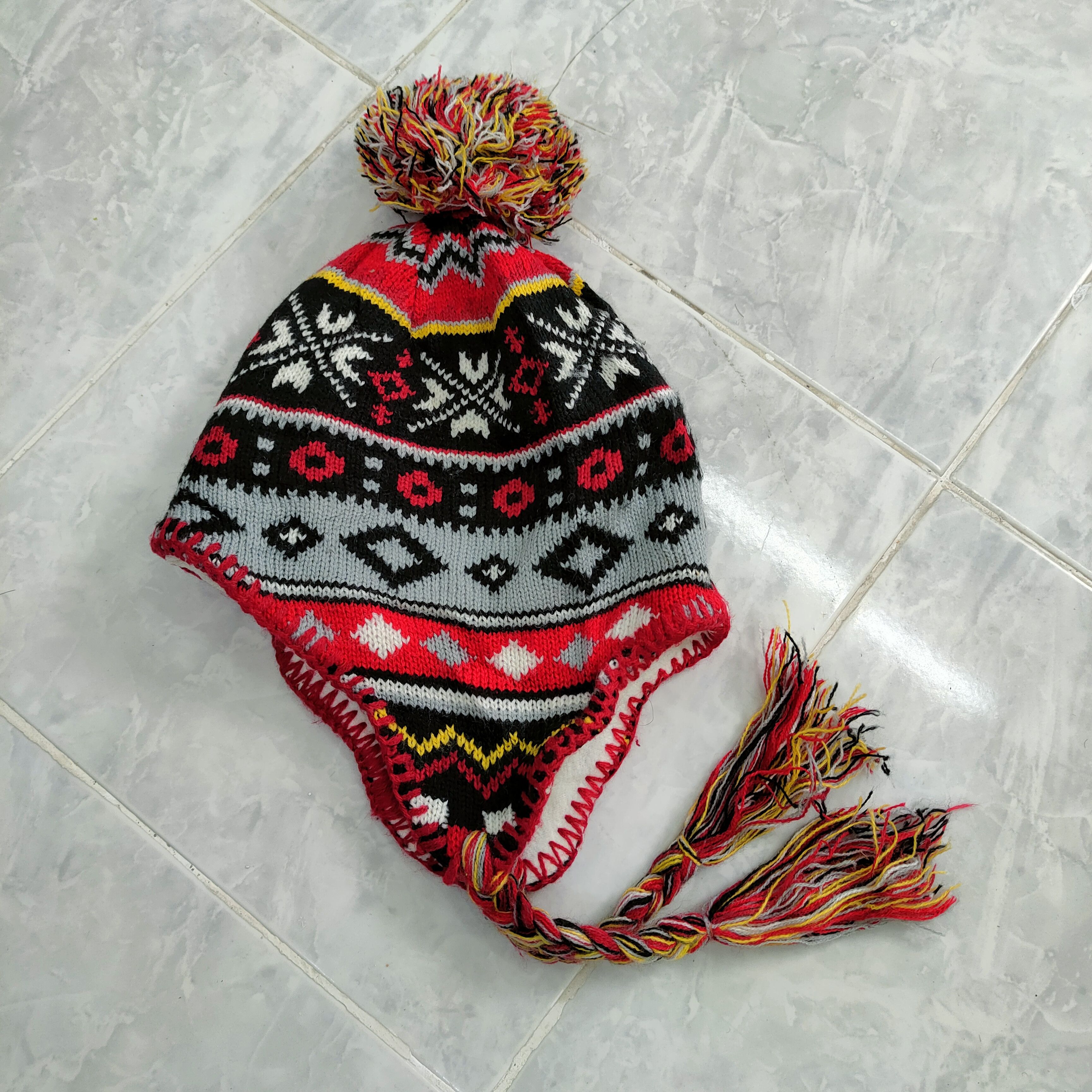 Japanese Brand 💥 BESTOFFER 💥 JAPANESE BRAND NAVAJO BEANIE HAT Size ONE SIZE - 4 Thumbnail