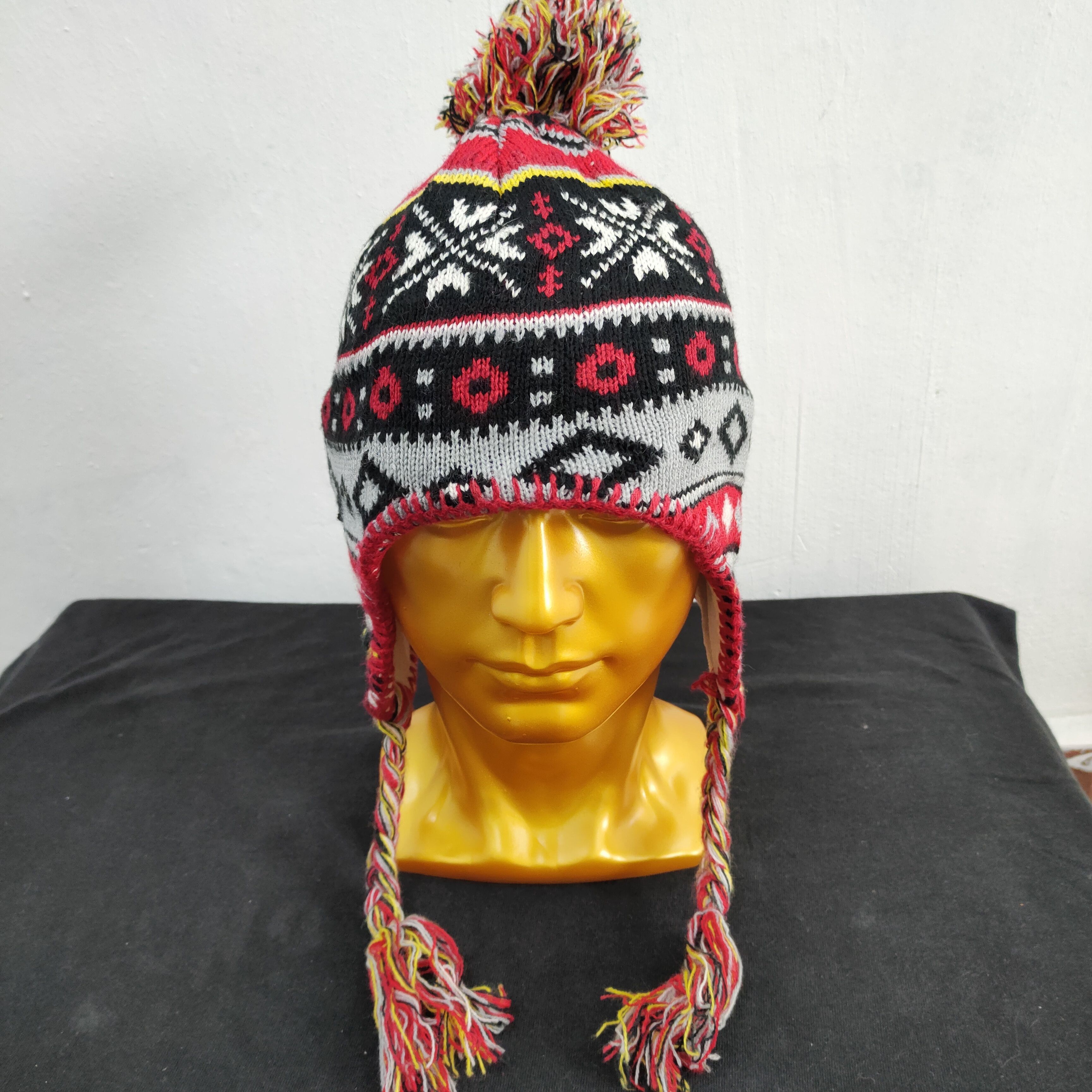 Japanese Brand 💥 BESTOFFER 💥 JAPANESE BRAND NAVAJO BEANIE HAT Size ONE SIZE - 2 Thumbnail