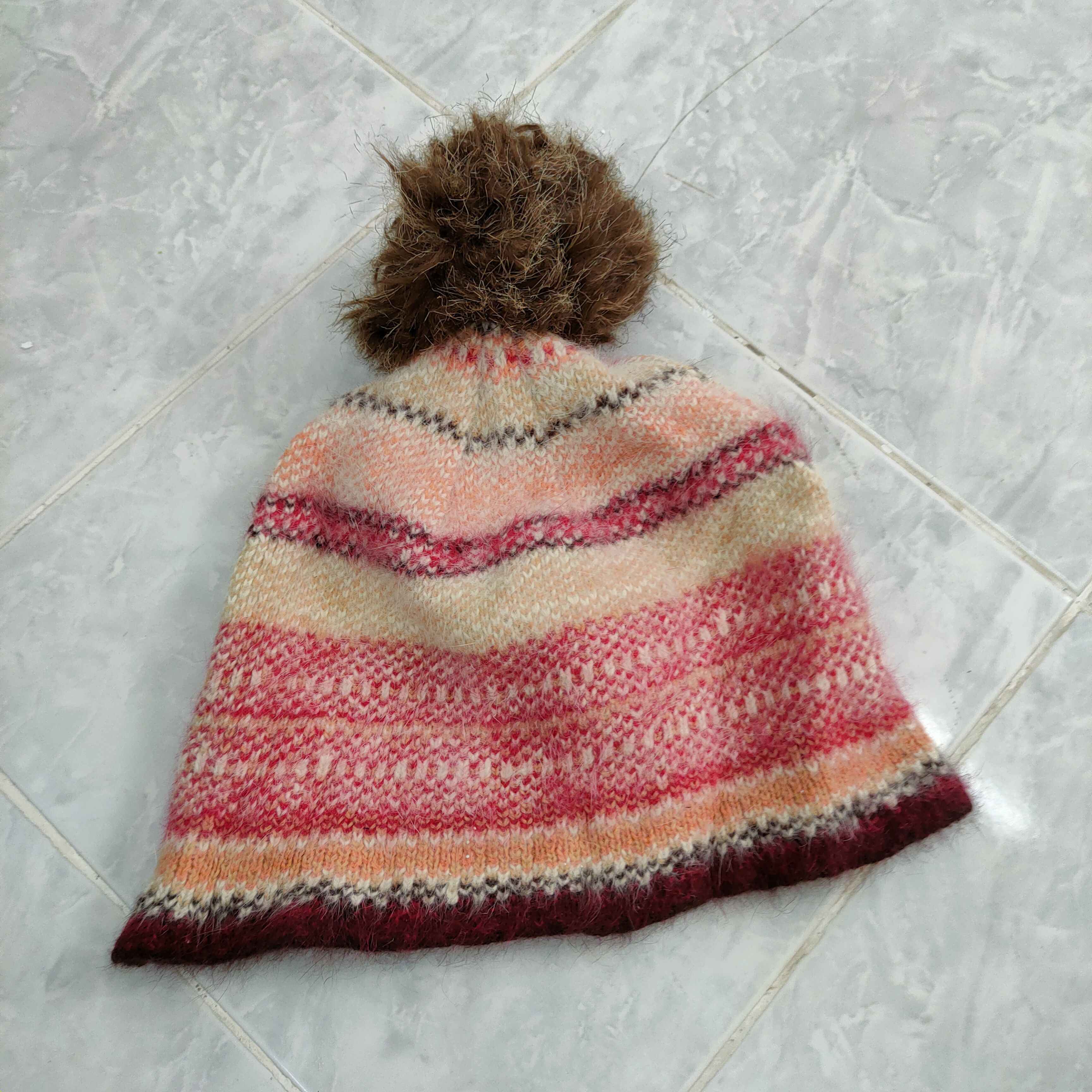 Japanese Brand 💥 BESTOFFER 💥 GRACE HATS / NAVAJO MOHAIR BEANIE Size ONE SIZE - 4 Thumbnail