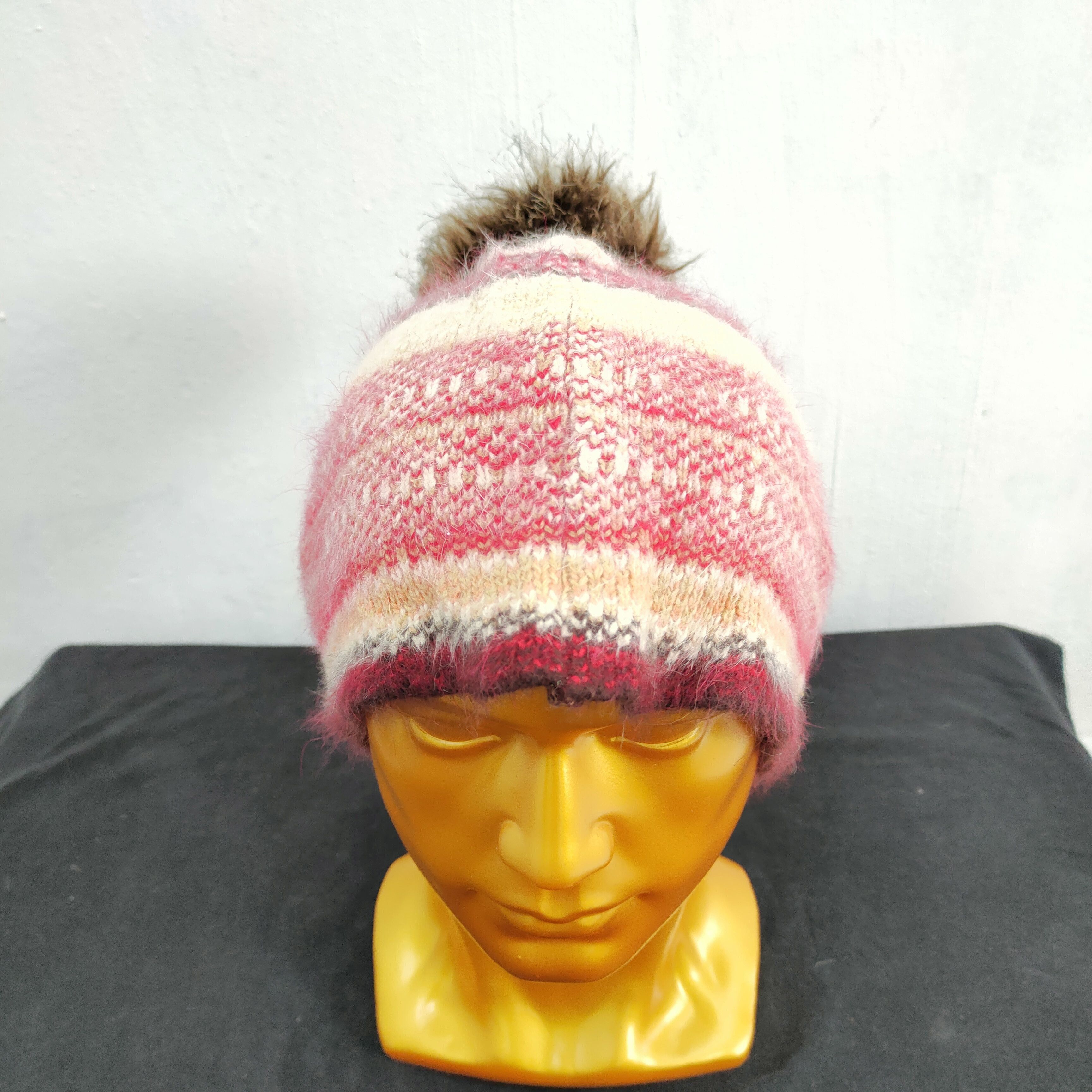 Japanese Brand 💥 BESTOFFER 💥 GRACE HATS / NAVAJO MOHAIR BEANIE Size ONE SIZE - 3 Thumbnail