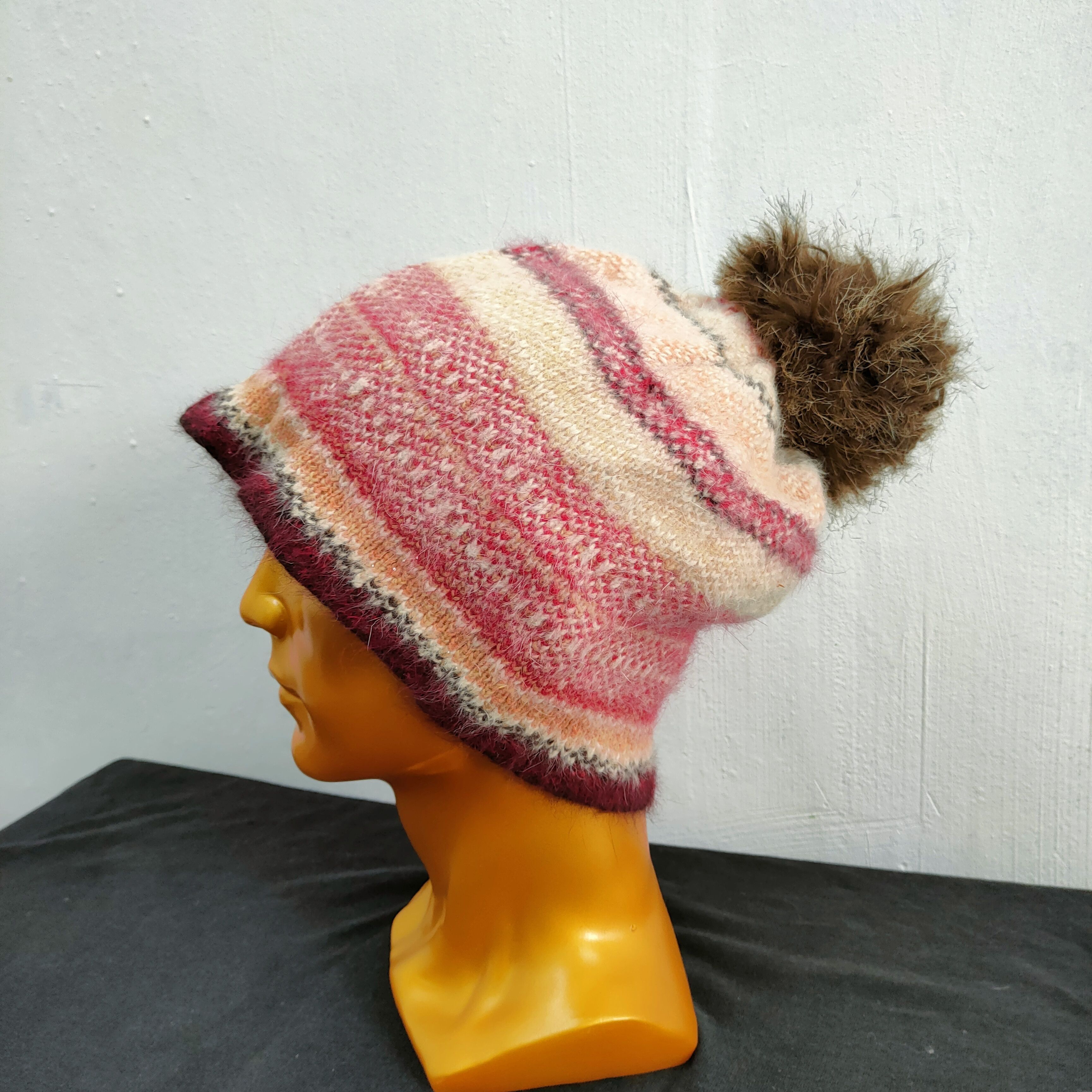 Japanese Brand 💥 BESTOFFER 💥 GRACE HATS / NAVAJO MOHAIR BEANIE Size ONE SIZE - 2 Thumbnail