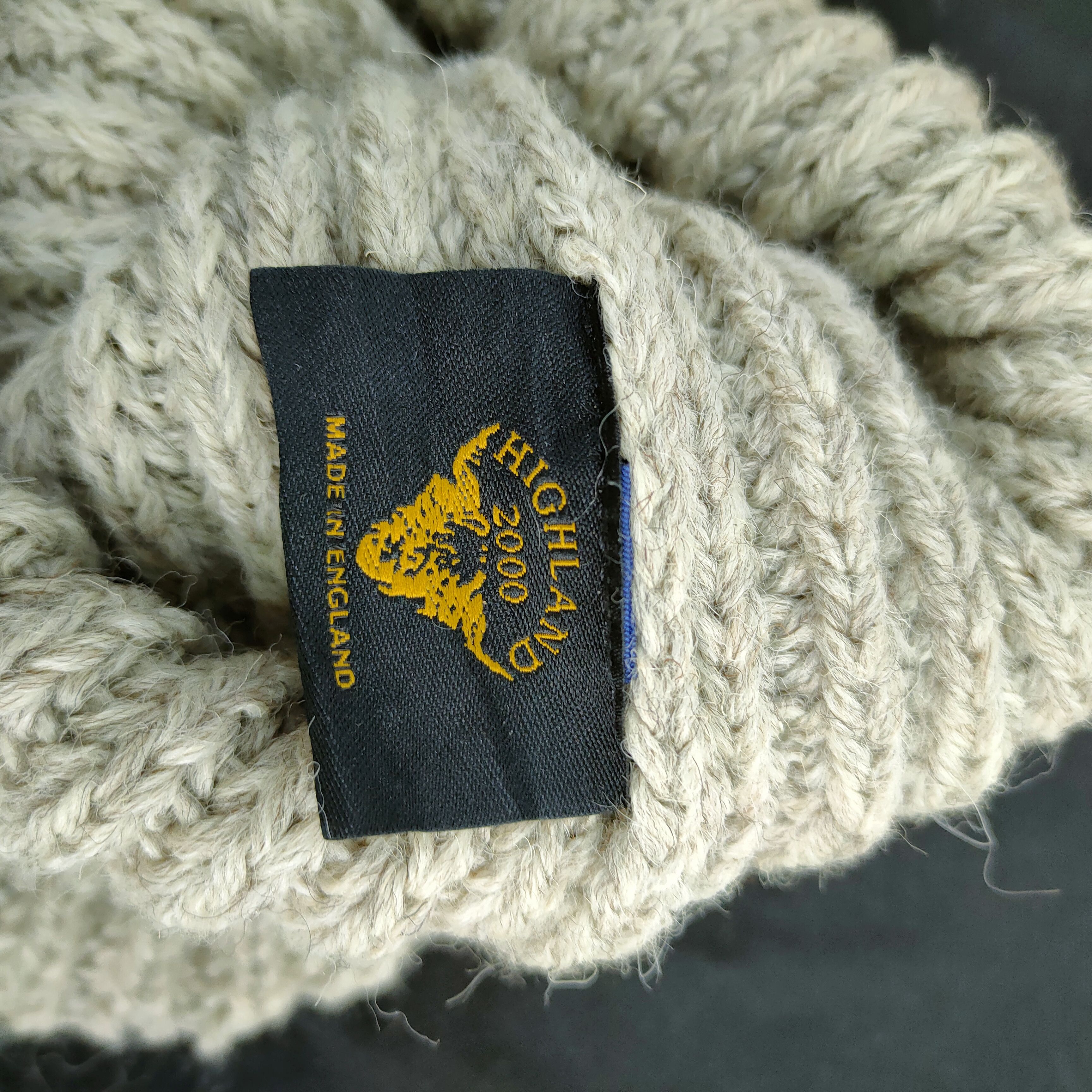 Aran Isles Knitwear × Highland 2000 BESTOFFER 💥 HIGLAND 2000 WOOL NATURAL BEANIE HAT Size ONE SIZE - 6 Thumbnail