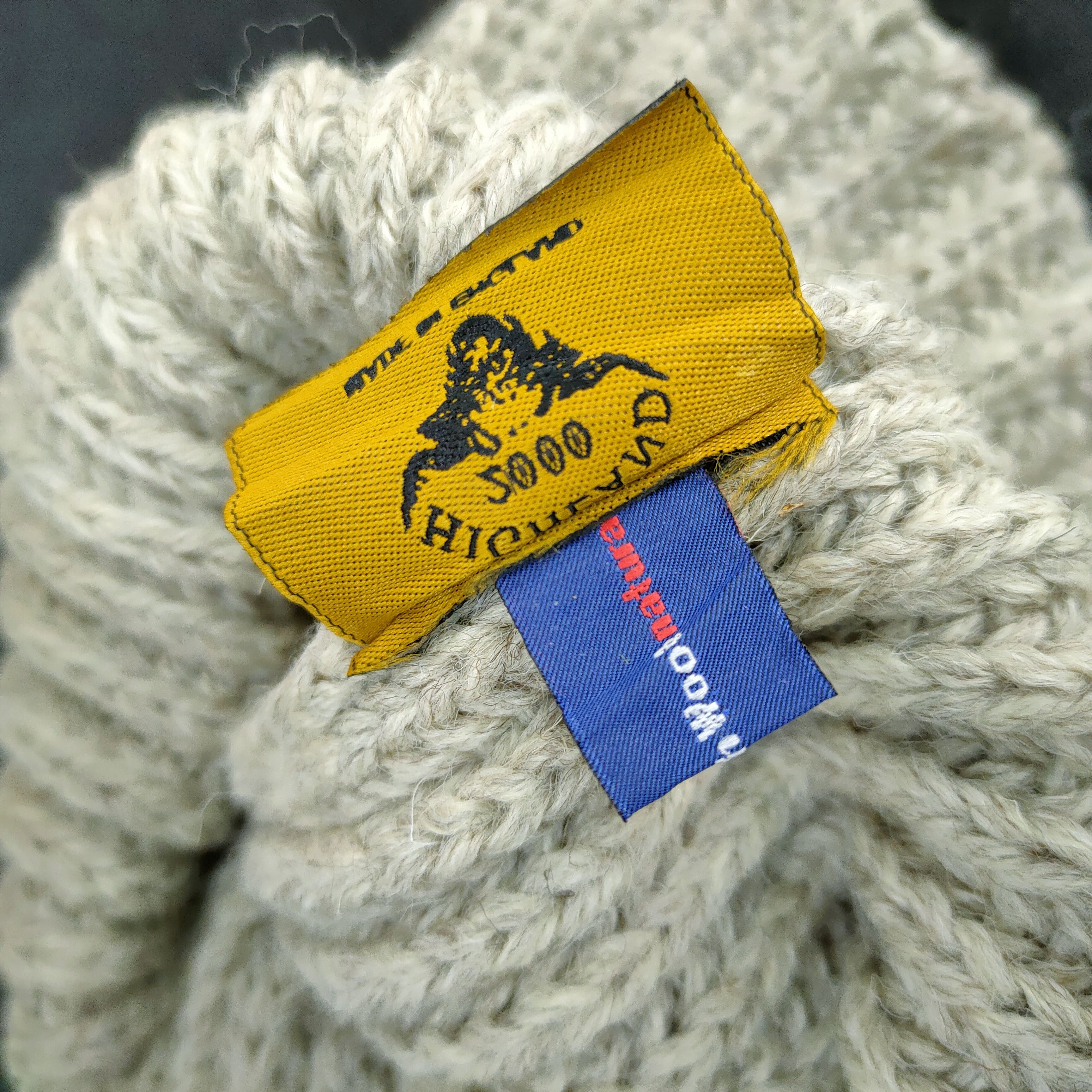 Aran Isles Knitwear × Highland 2000 BESTOFFER 💥 HIGLAND 2000 WOOL NATURAL BEANIE HAT Size ONE SIZE - 8 Thumbnail