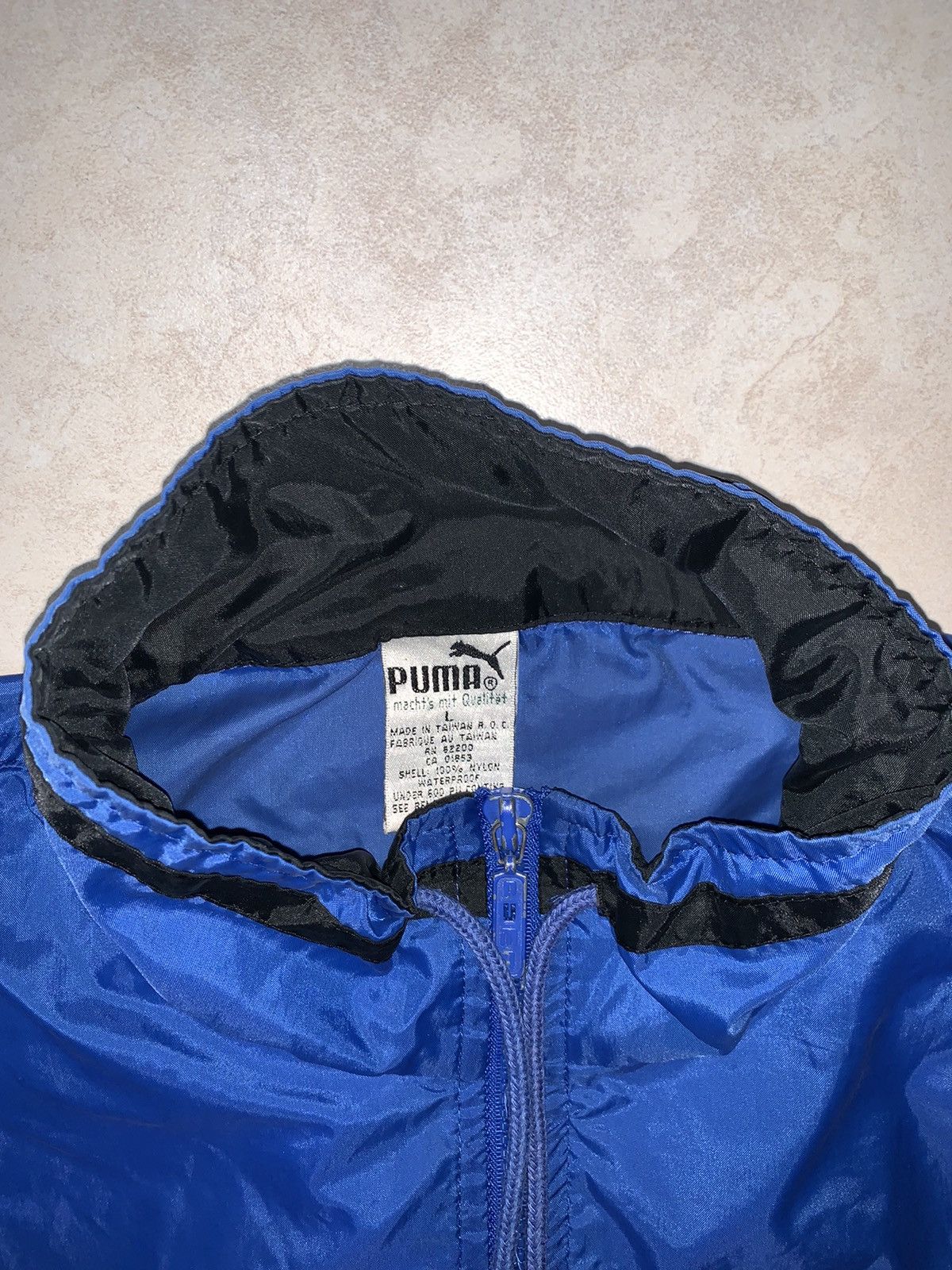Puma × Vintage Vintage 80s / 90s Puma Soccer Jacket Size US L / EU 52-54 / 3 - 6 Thumbnail