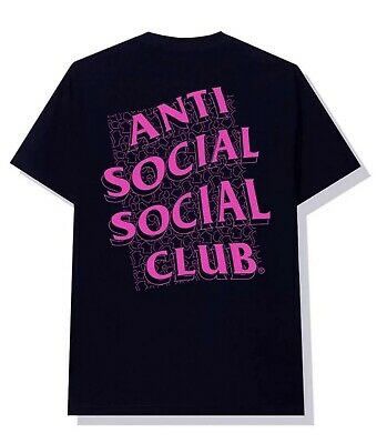 Anti Social Social Club Anti Social Social Club Pink Logo Scrambled Eggs Navy Tee Size US L / EU 52-54 / 3 - 3 Thumbnail