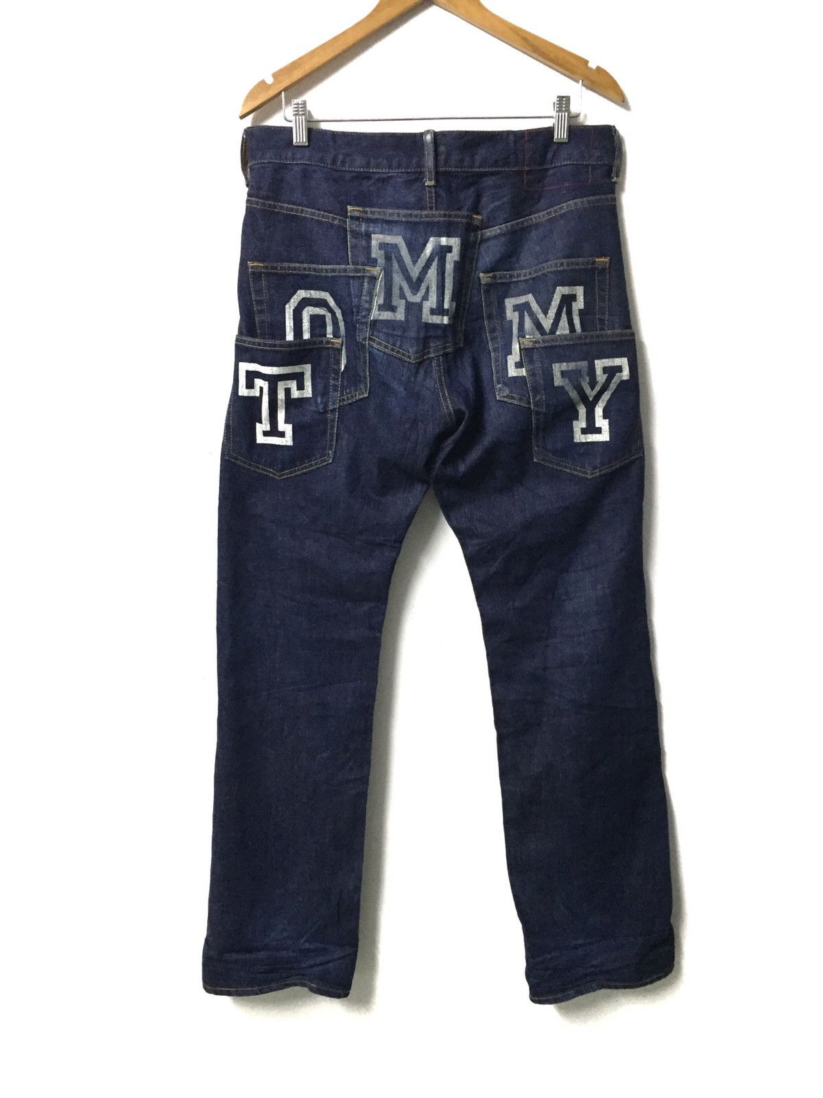 Tommy Hilfiger × Tommy Jeans Tommy Hilfiger Multipocket Spellout Denim Size US 34 / EU 50 - 1 Thumbnail