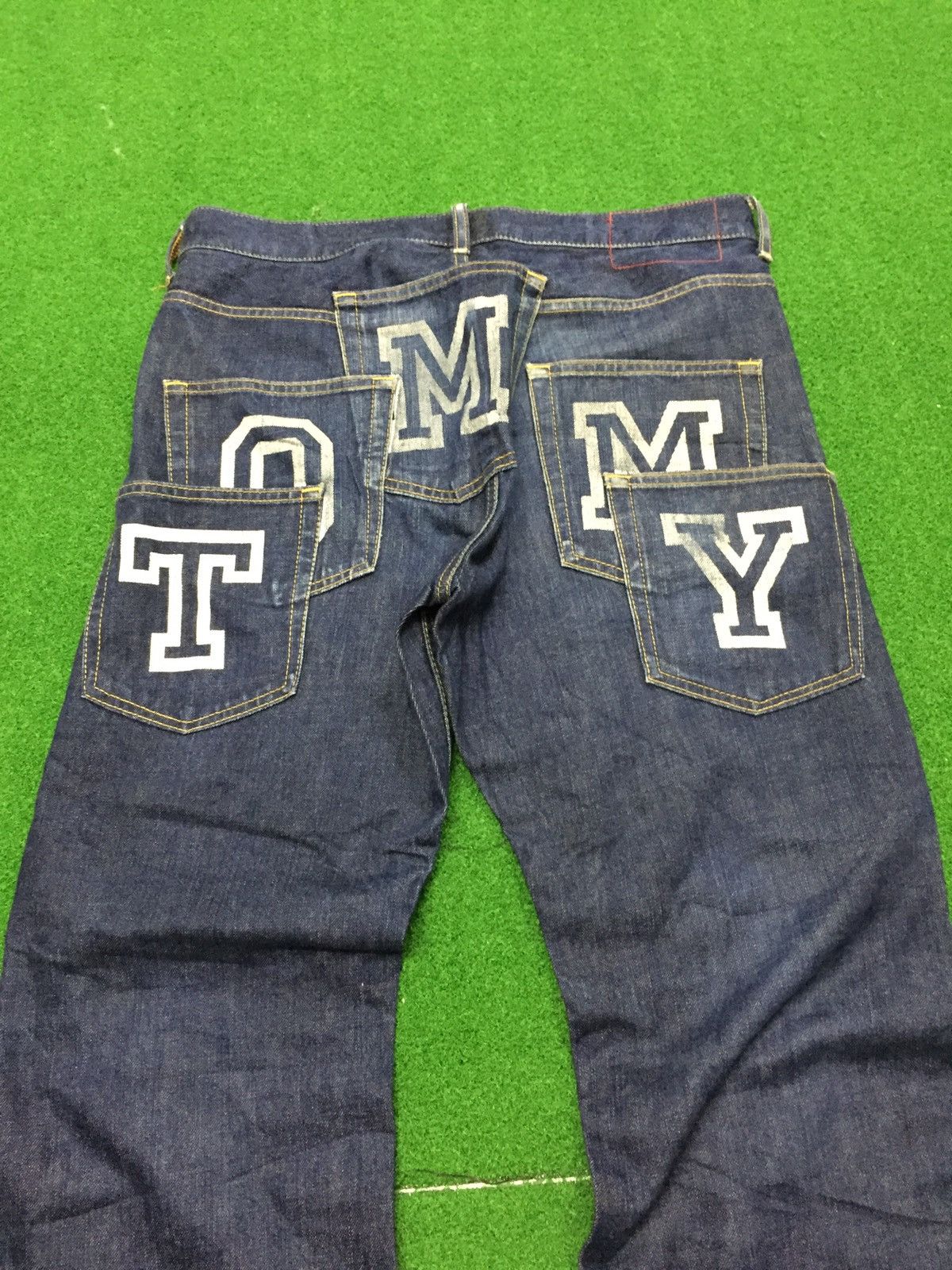 Tommy Hilfiger × Tommy Jeans Tommy Hilfiger Multipocket Spellout Denim Size US 34 / EU 50 - 3 Thumbnail