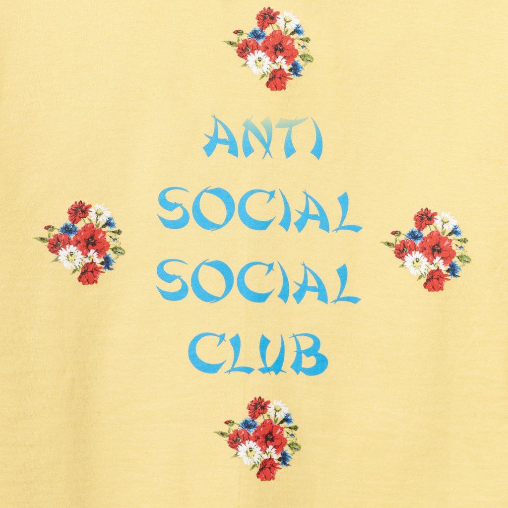 Anti Social Social Club DS Blue ASSC 2 Much of Heaven Yellow Hoodie FTP FOG CDG BAPE Size US S / EU 44-46 / 1 - 3 Thumbnail