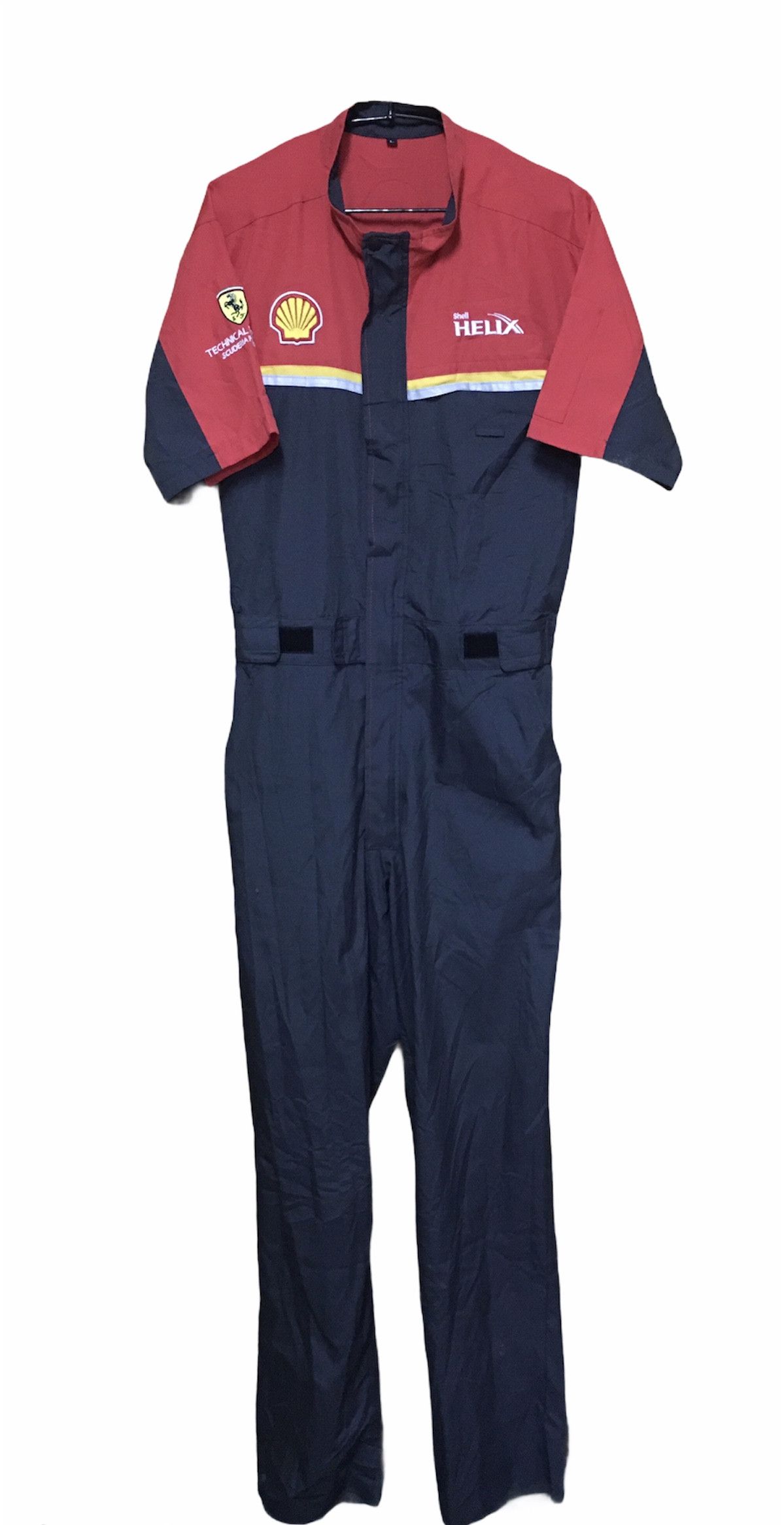 Ferrari NWT Vtg Shell Technical Partner Scuderia Ferrarri Coverall Size US 32 / EU 48 - 2 Thumbnail