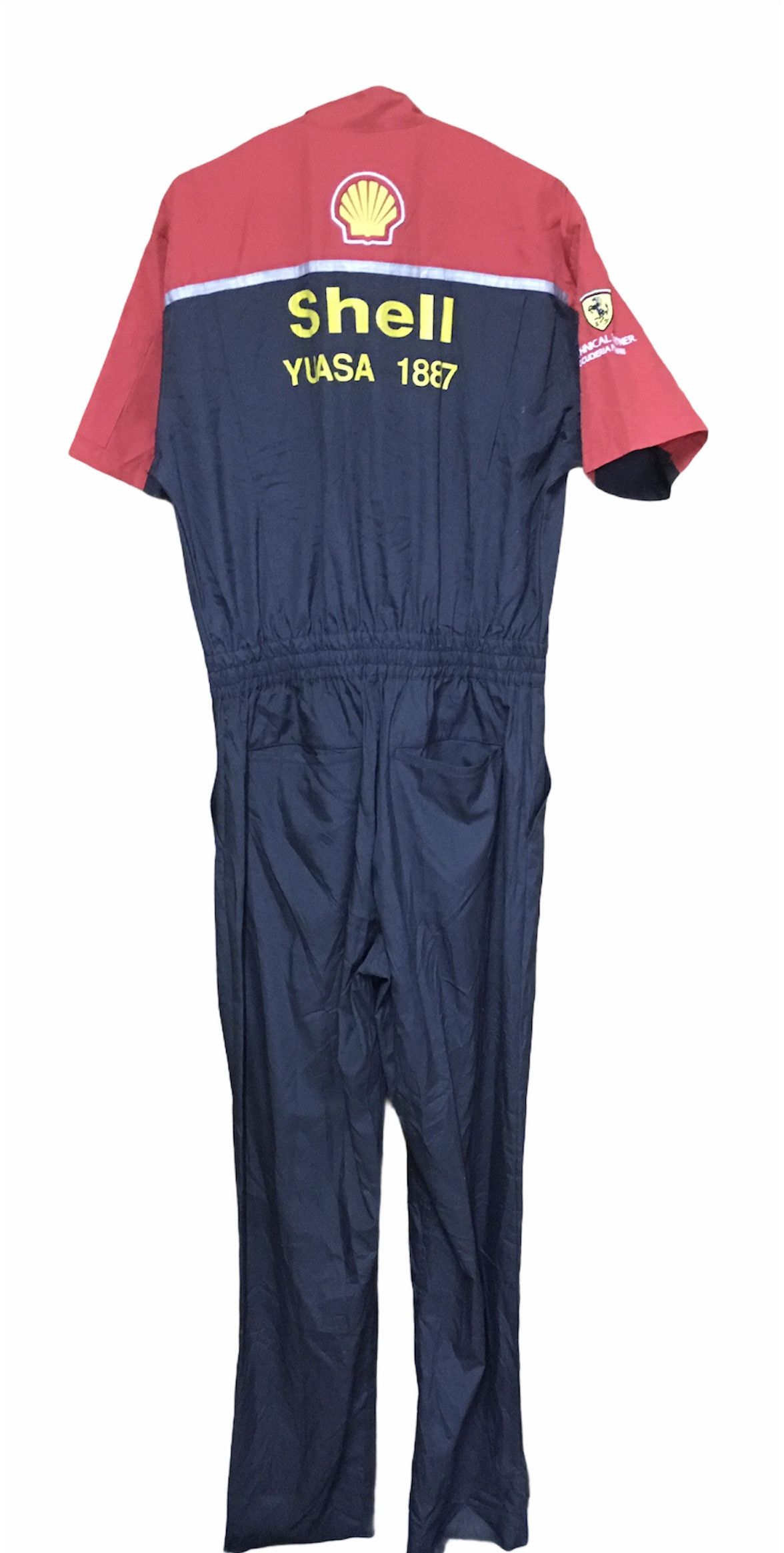 Ferrari NWT Vtg Shell Technical Partner Scuderia Ferrarri Coverall Size US 32 / EU 48 - 6 Thumbnail