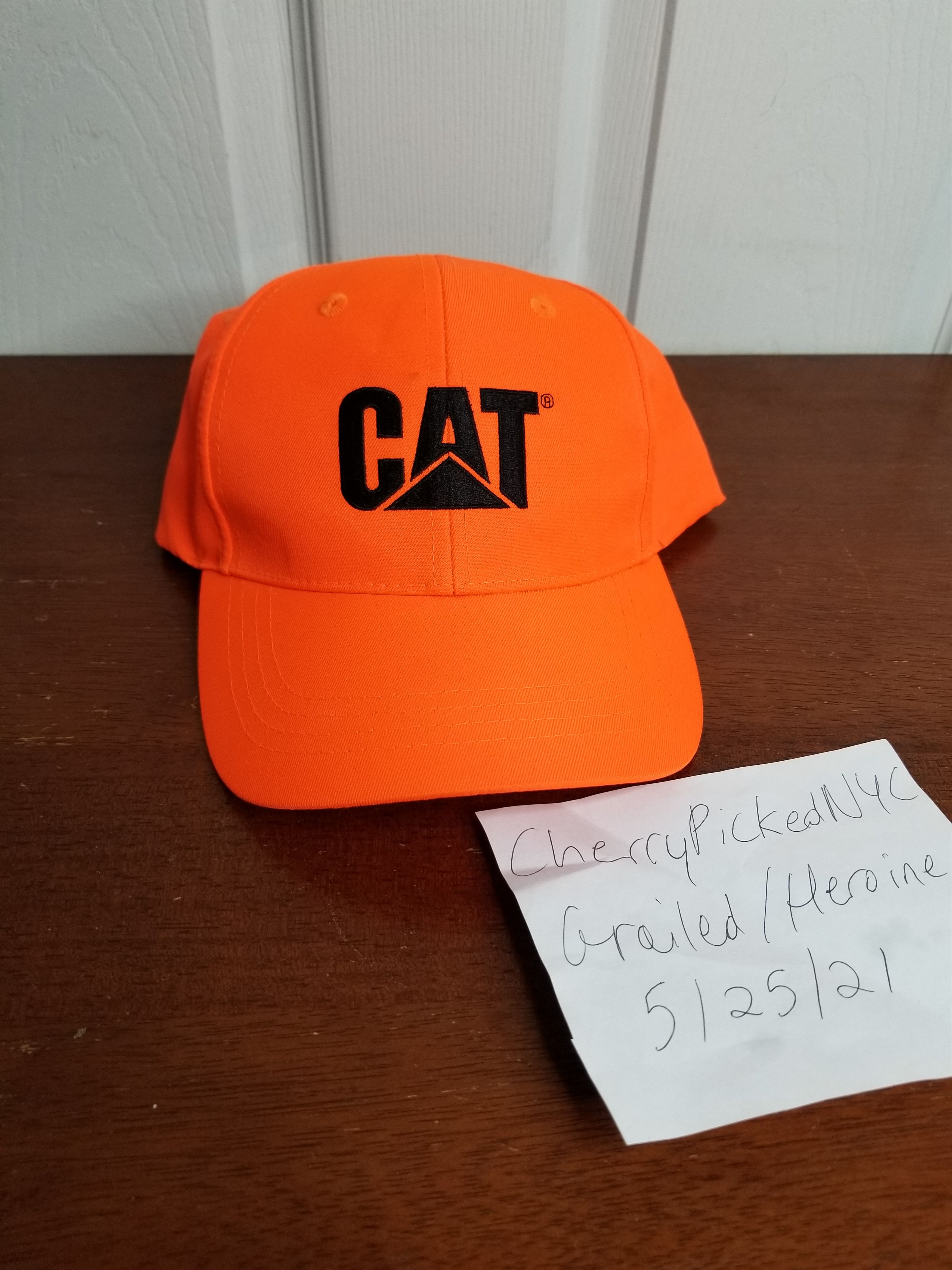 Caterpillar Caterpillar CAT Embroidered Logo Curved Brim Velcro Dad Hat Size ONE SIZE - 8 Preview
