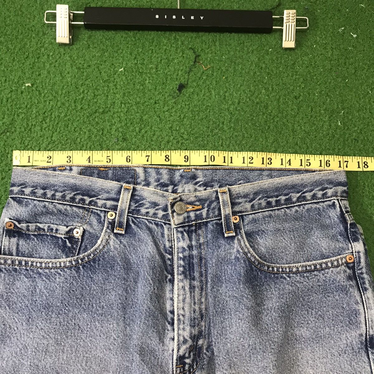 Levi's Vintage 90s Levis 550 Baggy Jeans Nice Faded Size US 33 - 18 Thumbnail