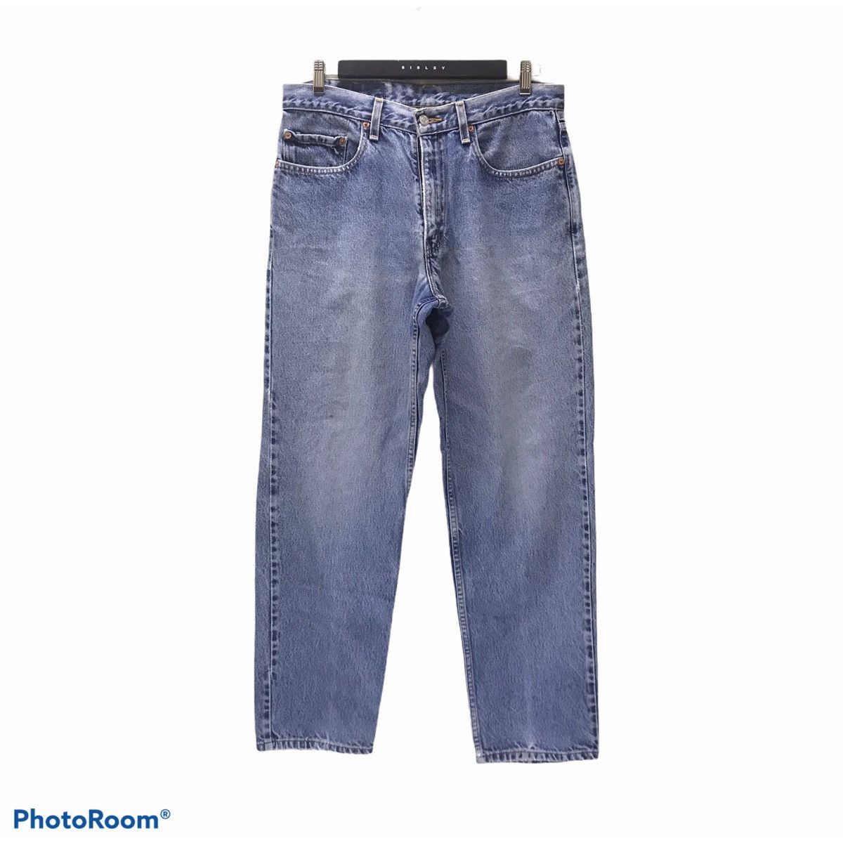 Levi's Vintage 90s Levis 550 Baggy Jeans Nice Faded Size US 33 - 1 Thumbnail
