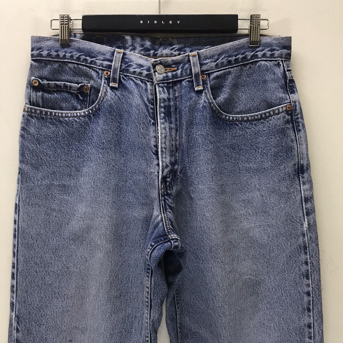 Levi's Vintage 90s Levis 550 Baggy Jeans Nice Faded Size US 33 - 3 Thumbnail