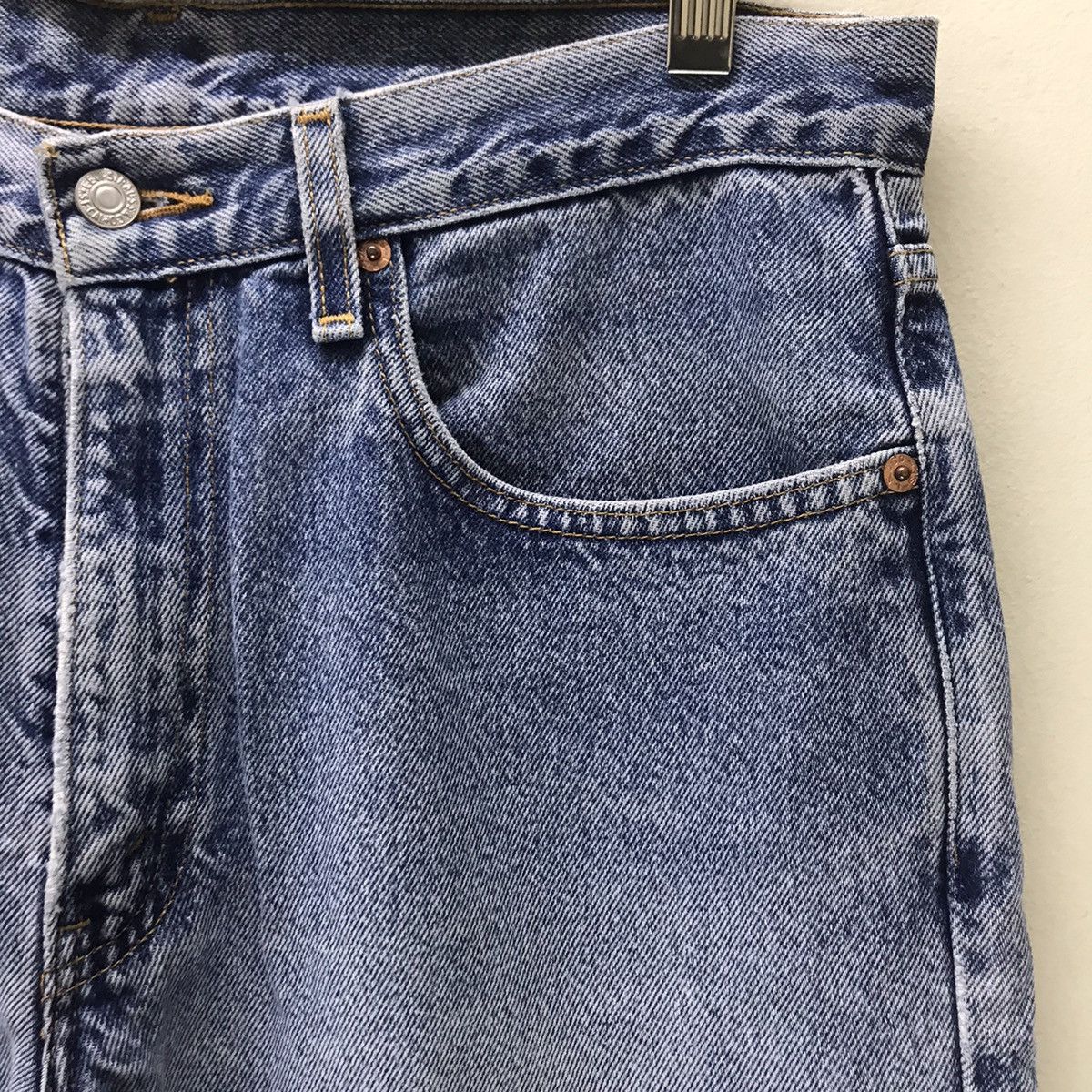 Levi's Vintage 90s Levis 550 Baggy Jeans Nice Faded Size US 33 - 5 Thumbnail