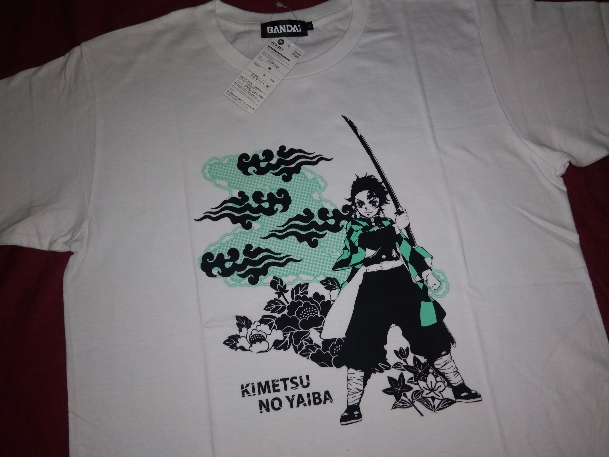 Cartoon Network × Japanese Brand NEW BANDAI Demon Slayer Tanjiro anime tshirt Size US M / EU 48-50 / 2 - 1 Thumbnail