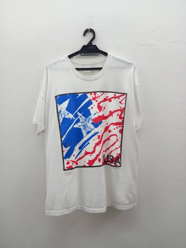 Vintage Vintage U.S.A tee Size US L / EU 52-54 / 3 - 1 Thumbnail