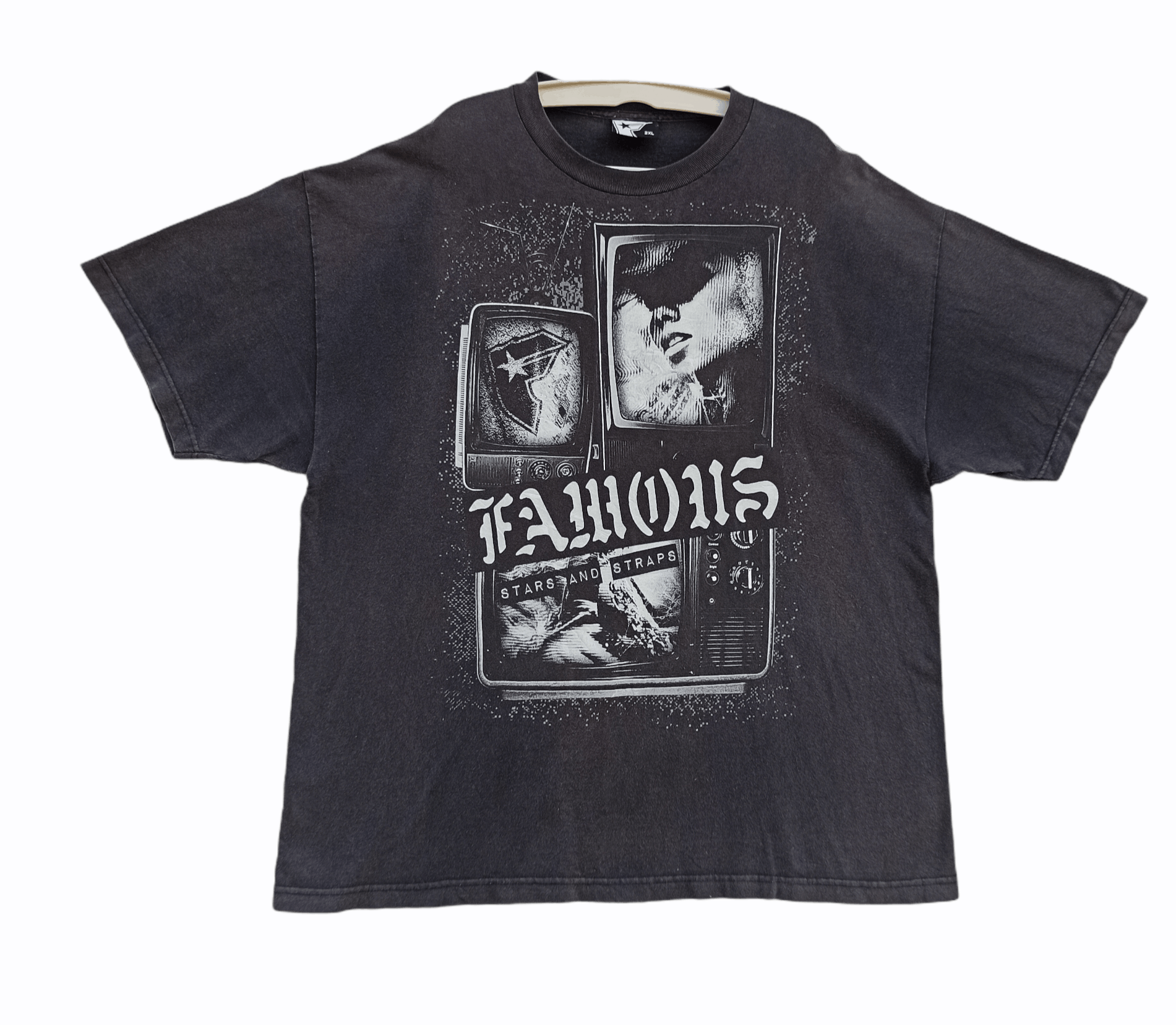 Famous Stars And Straps × Vintage Vintage Famous Stars and Straps Sun faded T-Shirt Size US XXL / EU 58 / 5 - 1 Thumbnail