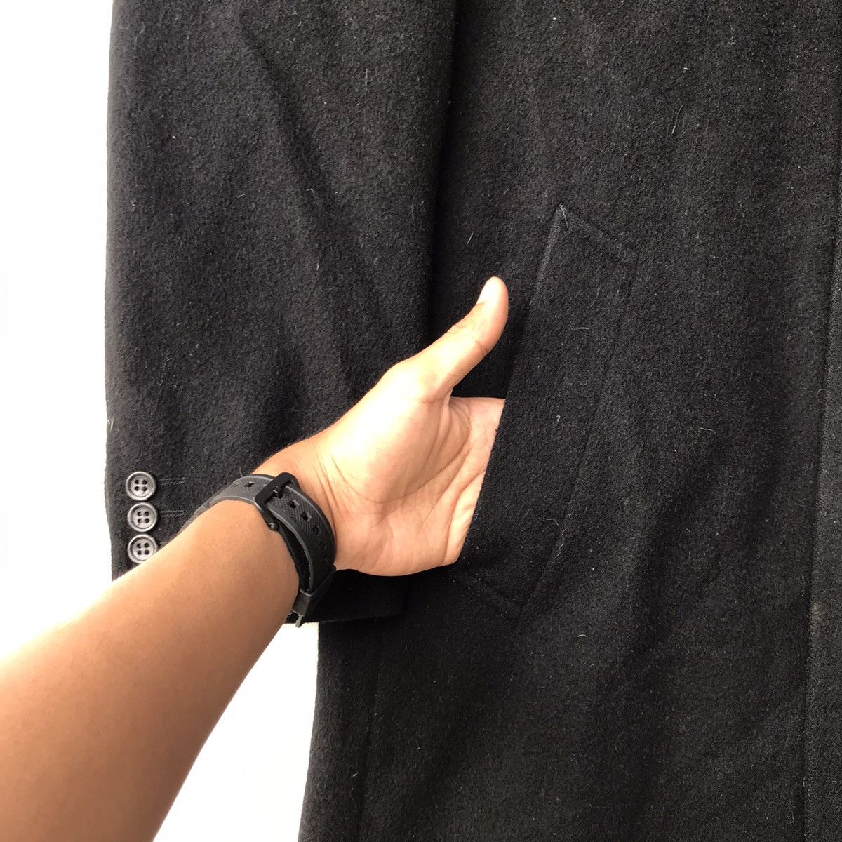 Comme Ca Ism × Japanese Brand Comme Ca Ism Wool Long Trench Coat Size US M / EU 48-50 / 2 - 3 Thumbnail