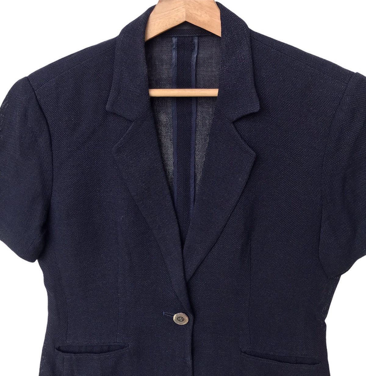 Burberry Vintage BURBERRY Single Button Cropped Size S / US 4 / IT 40 - 2 Thumbnail