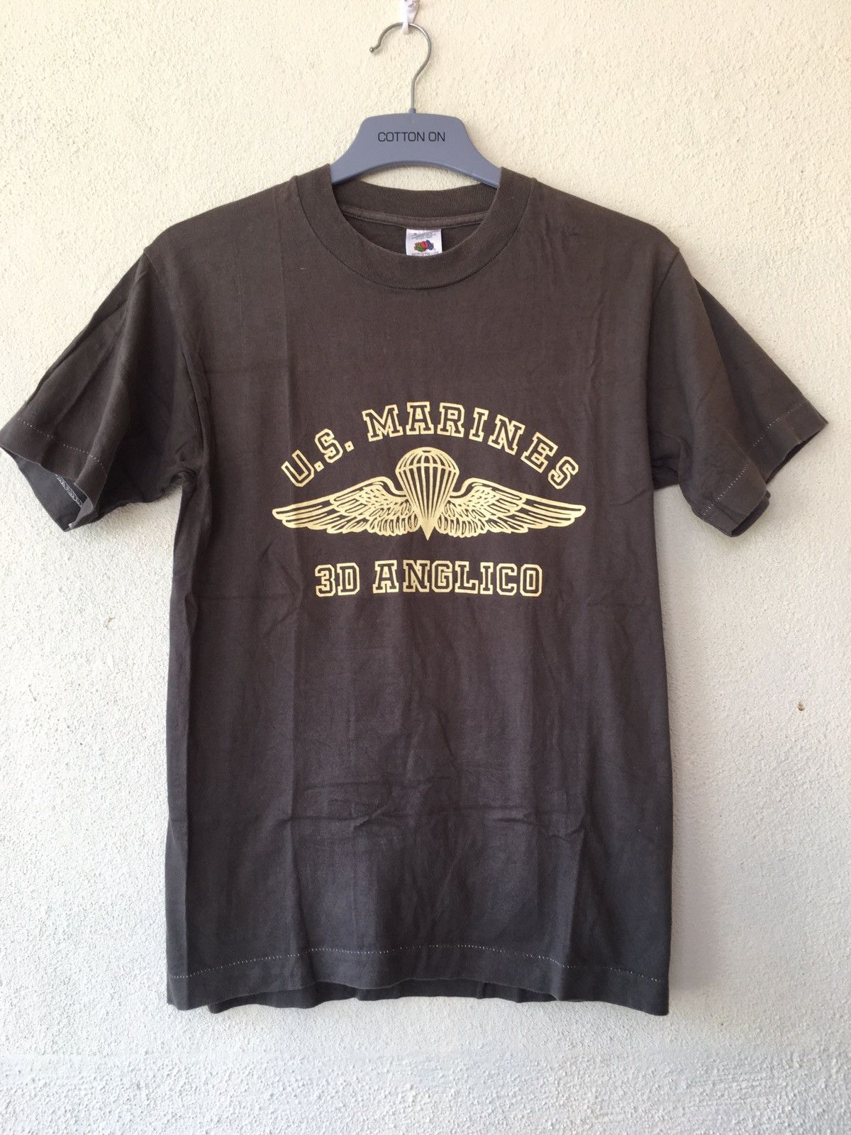Fruit Of The Loom vintage us marines Size US S / EU 44-46 / 1 - 1 Thumbnail