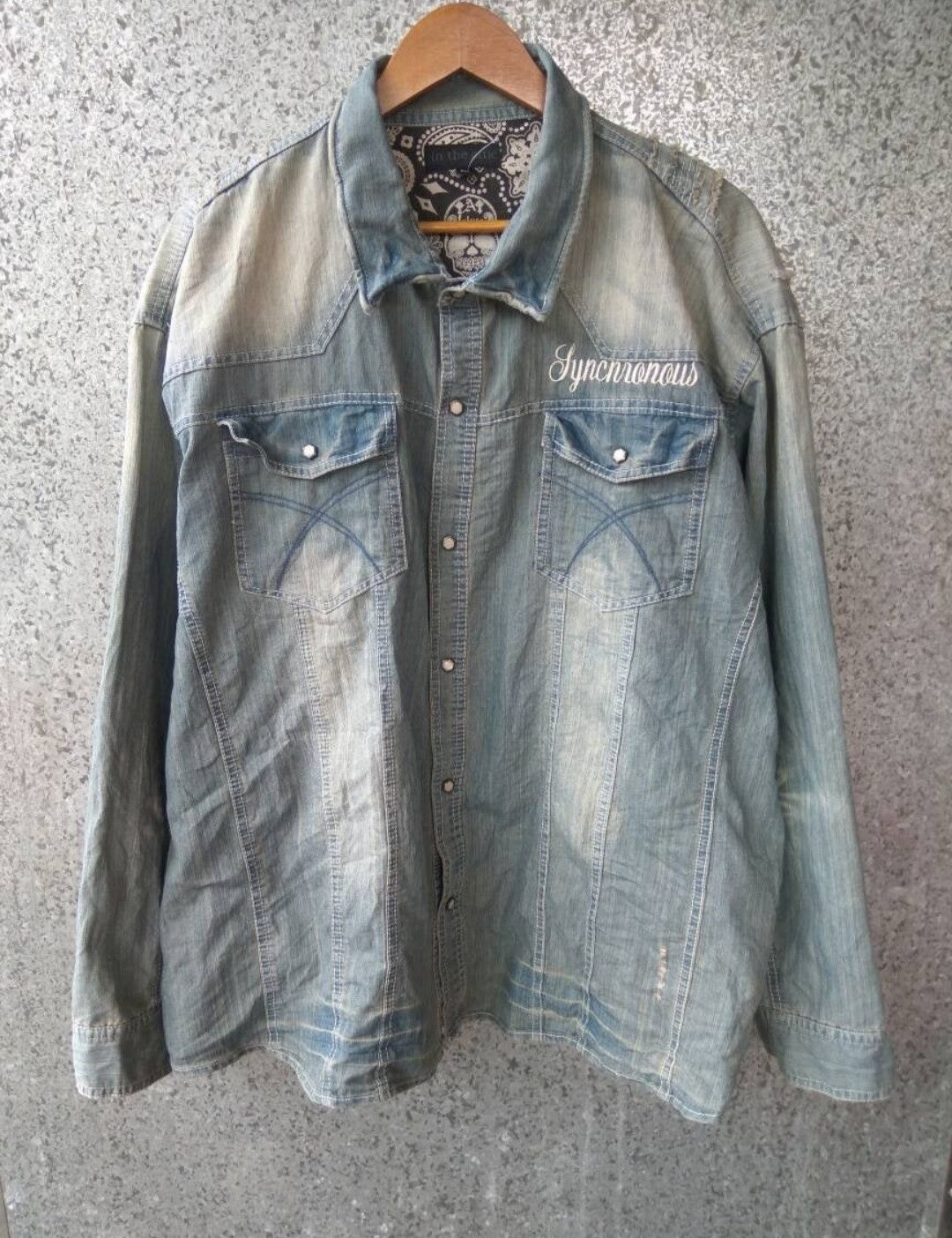 If Six Was Nine In The Attic shirt denim casual skulls Size US XL / EU 56 / 4 - 2 Thumbnail