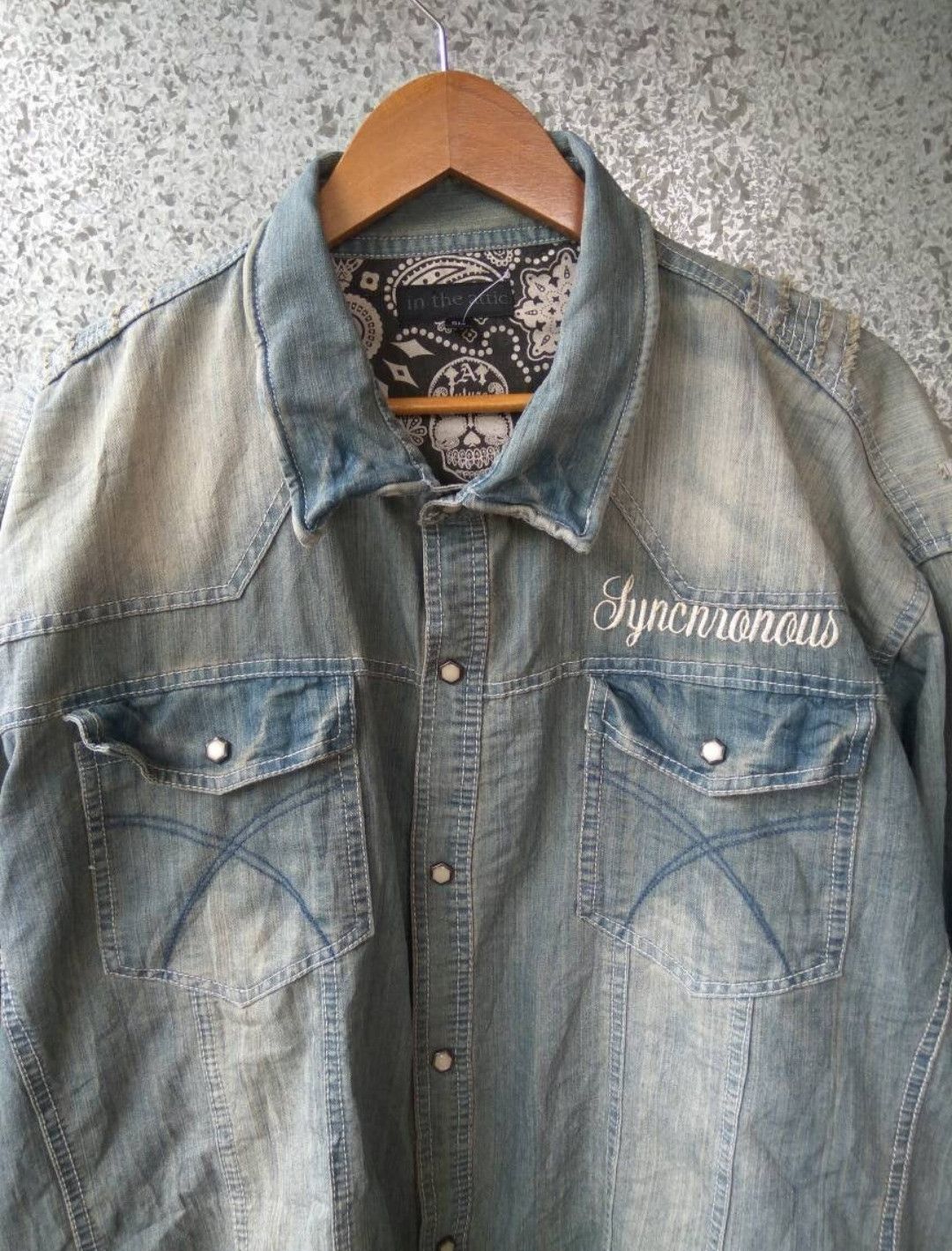 If Six Was Nine In The Attic shirt denim casual skulls Size US XL / EU 56 / 4 - 4 Thumbnail