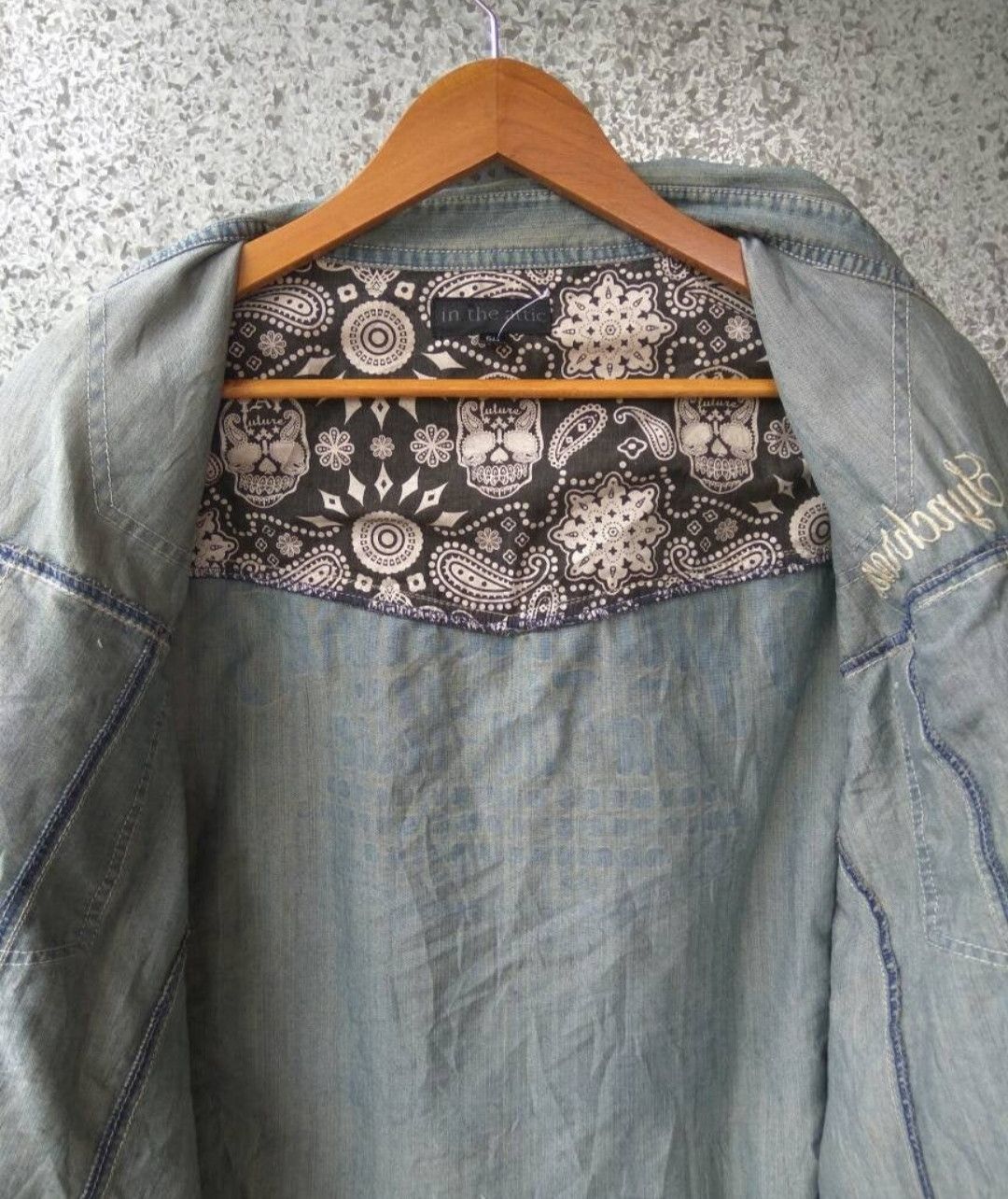 If Six Was Nine In The Attic shirt denim casual skulls Size US XL / EU 56 / 4 - 5 Thumbnail