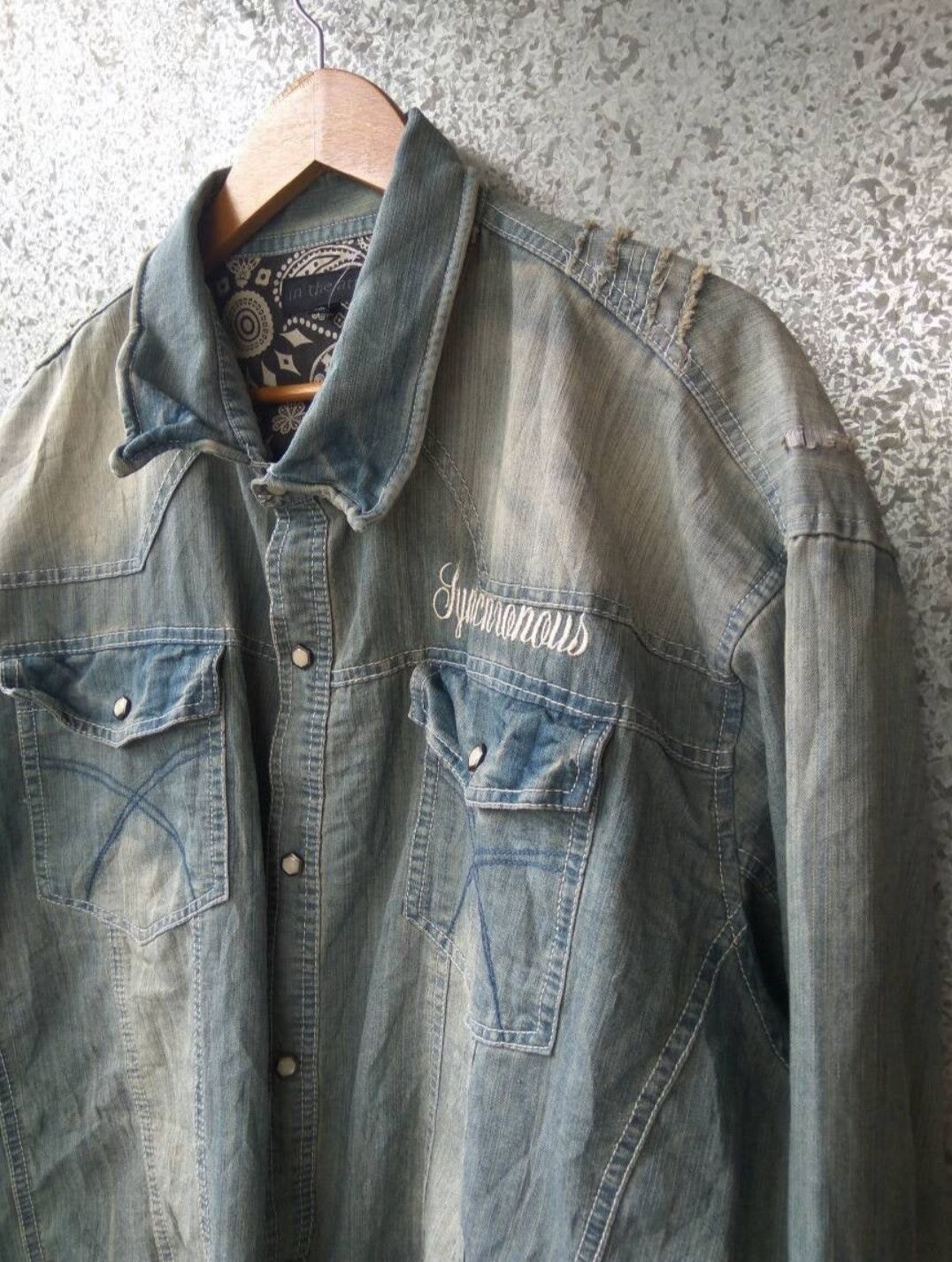 If Six Was Nine In The Attic shirt denim casual skulls Size US XL / EU 56 / 4 - 7 Thumbnail