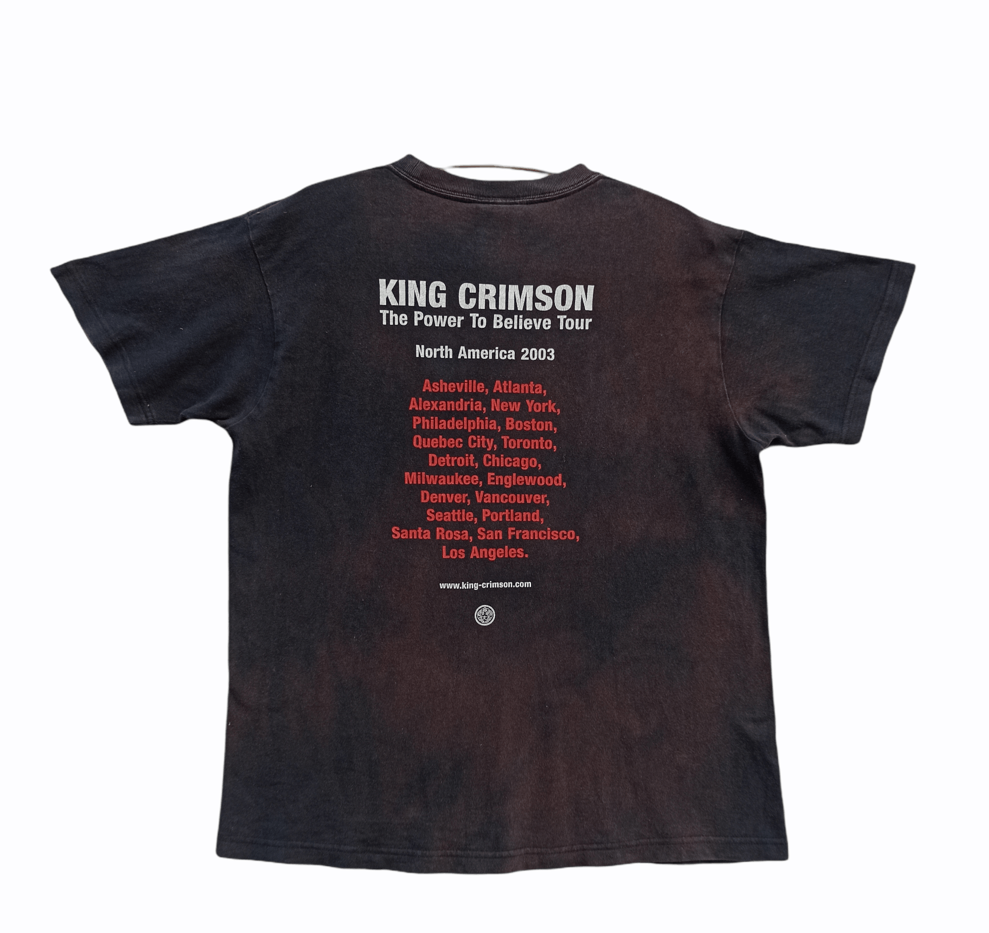 Band Tees King Crimson The Power To Believe Tour North America 2003 Size US S / EU 44-46 / 1 - 2 Thumbnail