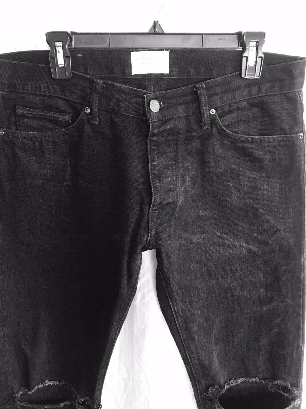 Fear of God FOG Fourth Collection Black Selvedge Denim Size US 31 - 3 Thumbnail