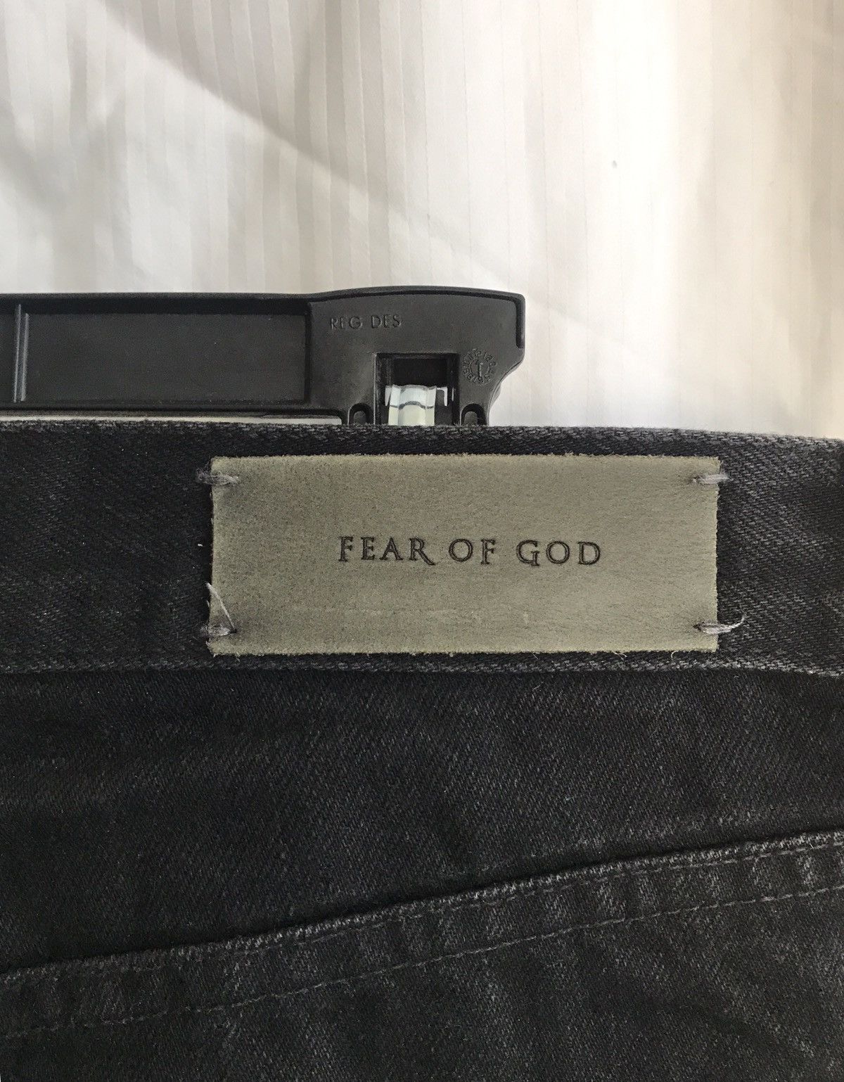 Fear of God FOG Fourth Collection Black Selvedge Denim Size US 31 - 4 Thumbnail