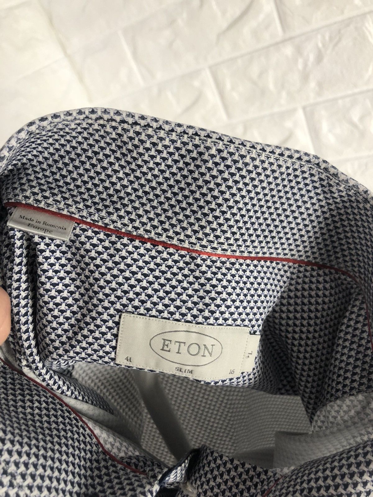Eton Eton Contemporary Long Sleeve Shirt Size 41 / 16 L Size US M / EU 48-50 / 2 - 4 Thumbnail