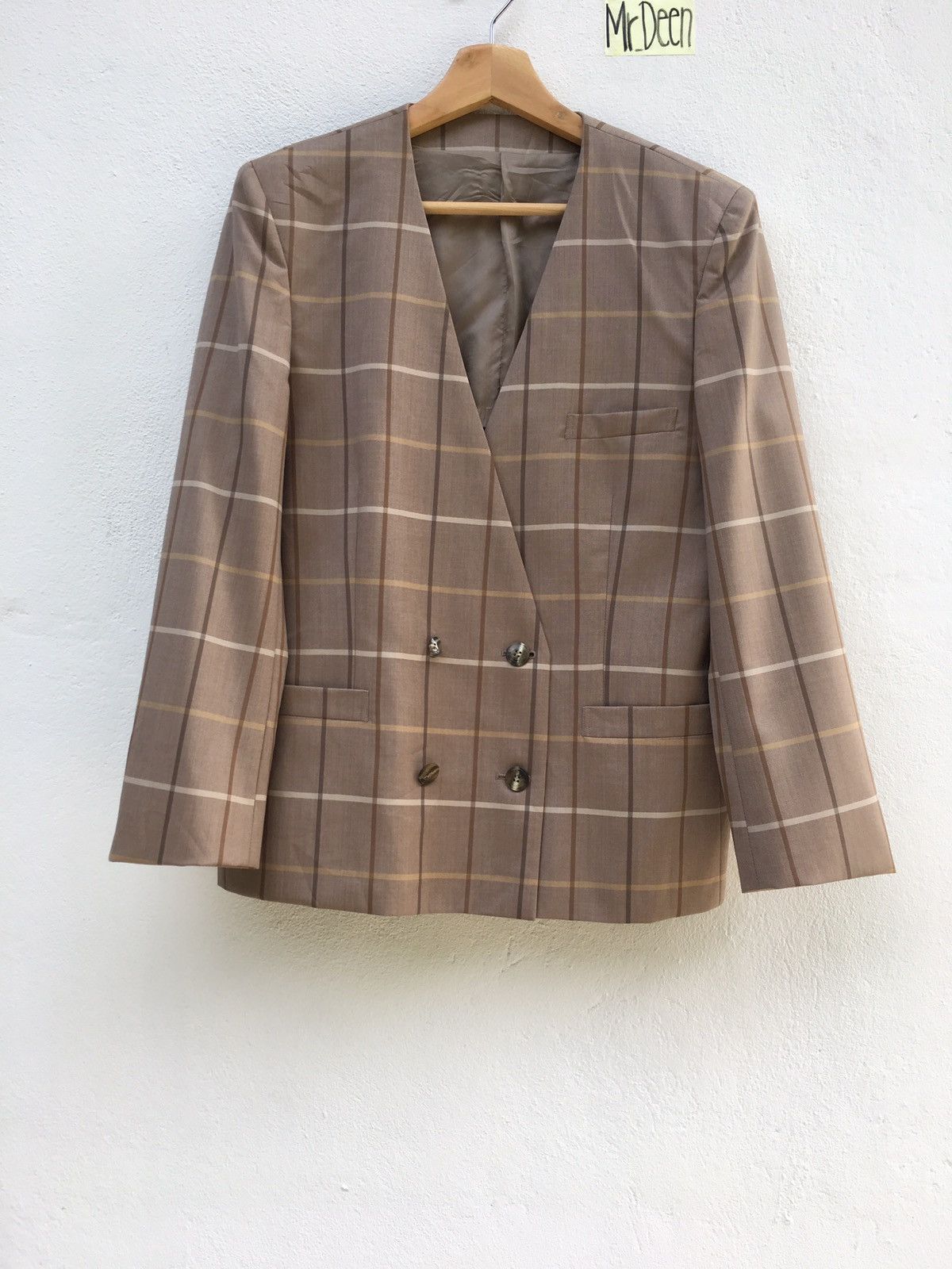 image of Burberry Coat Nova Check Jacket VTG Burberry’S in Brown, Men's (Size Medium)