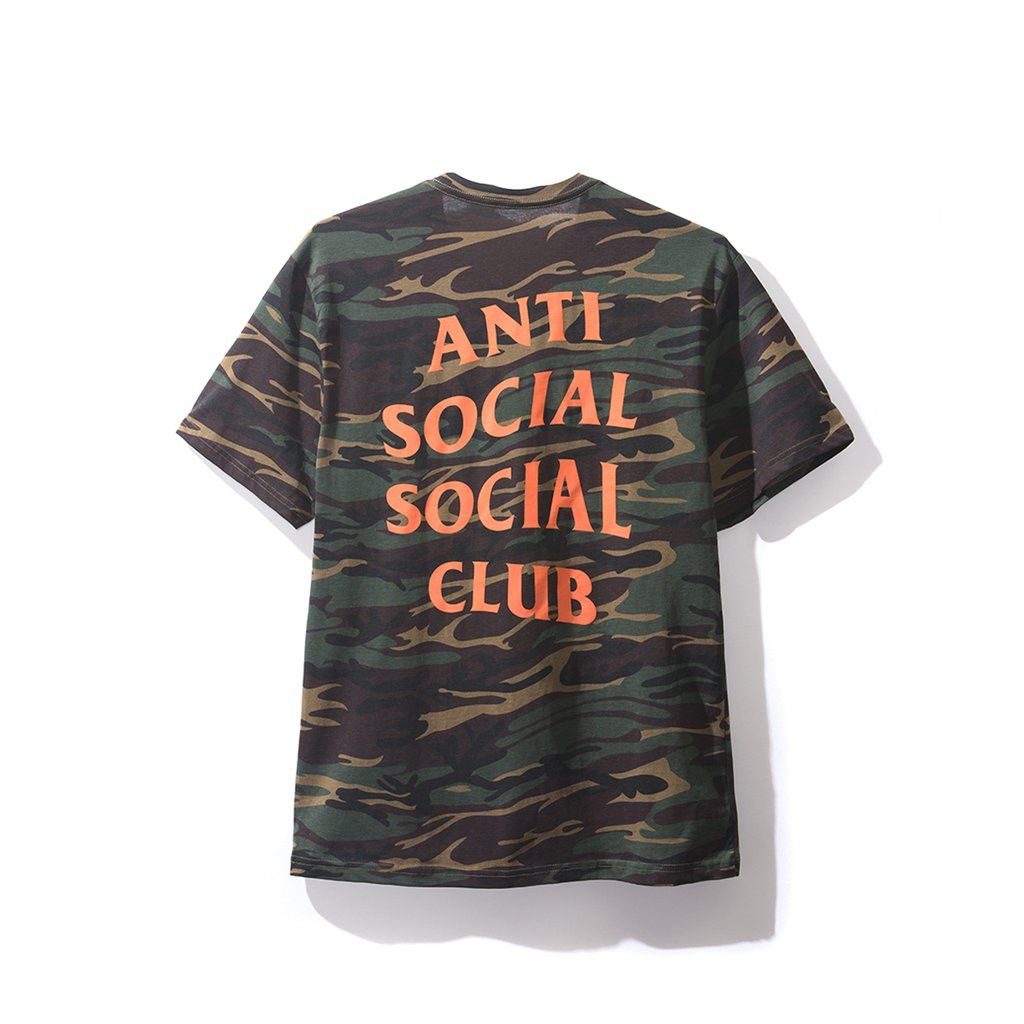 Anti Social Social Club DS ASSC Orange Logo Green Ghost Camo
