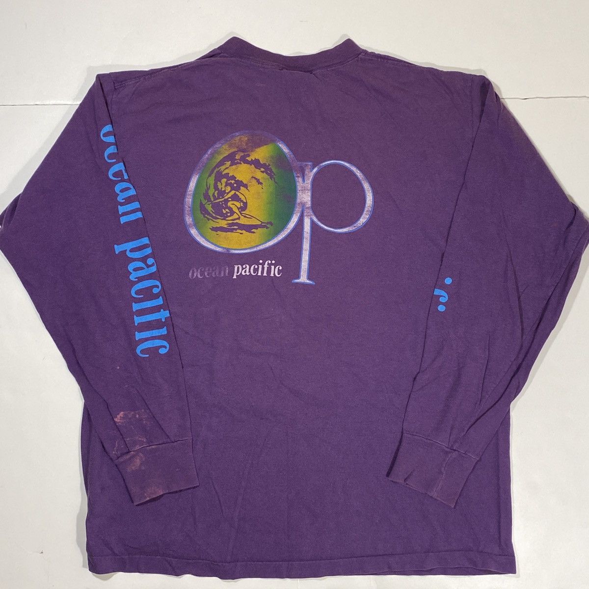 Ocean Pacific × Vintage 90’s Ocean Pacific Long Sleeve Tee Size US M / EU 48-50 / 2 - 4 Thumbnail